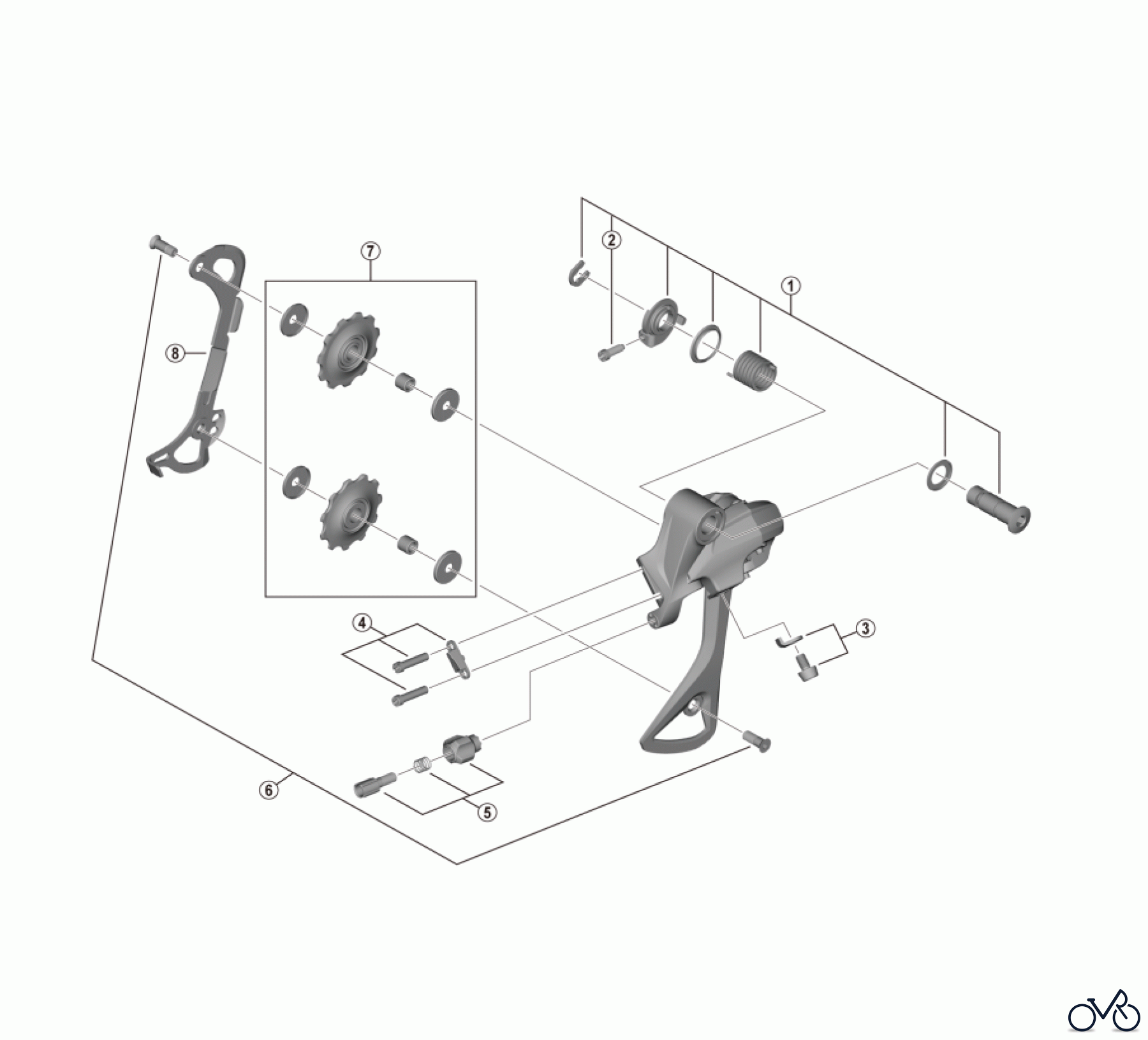 Shimano RD Rear Derailleur - Schaltwerk RD-M3020 ACERA Rear Derailleur