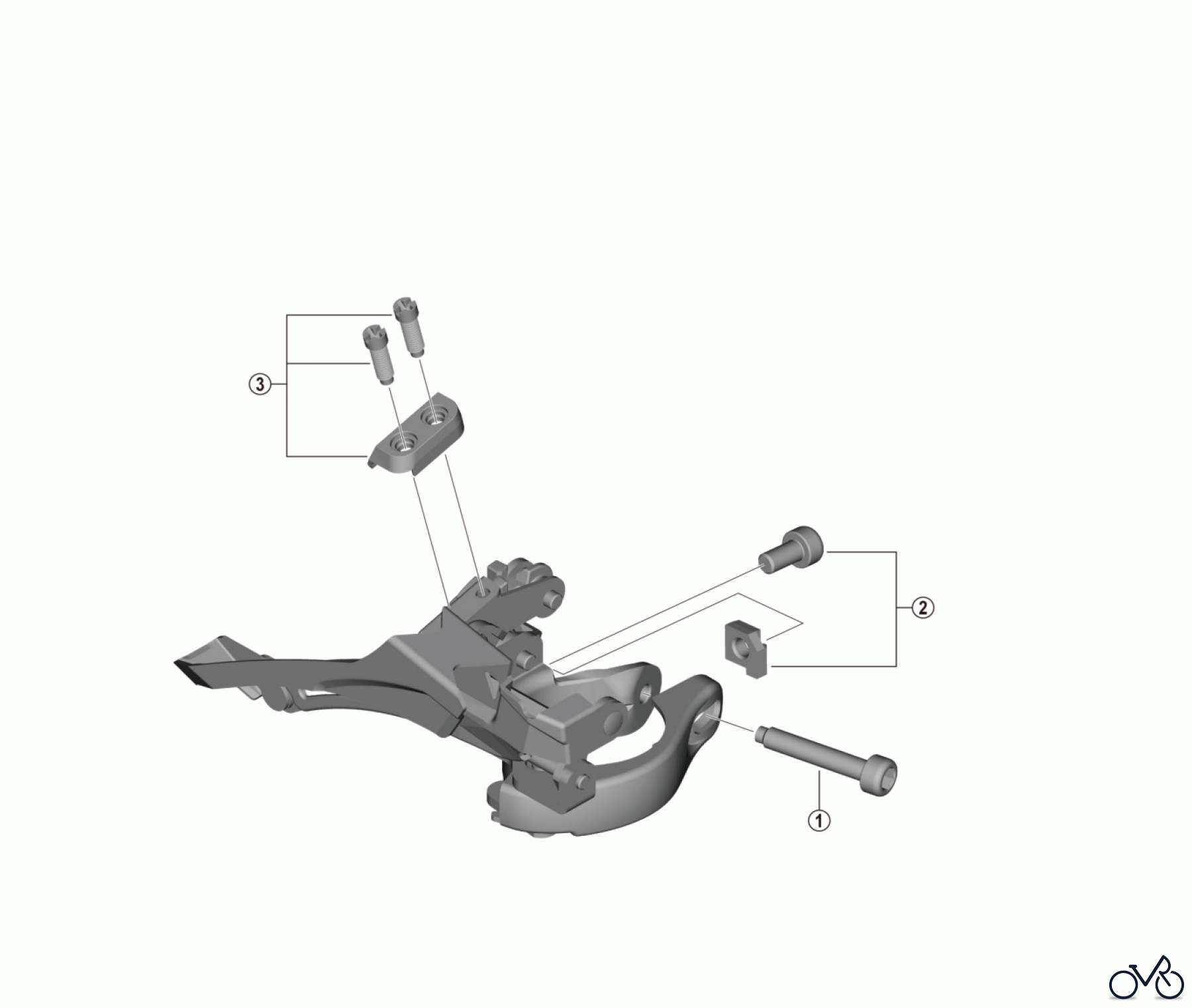 Shimano FD Front Derailleur - Umwerfer FD-TY606 TOURNEY Front Derailleur