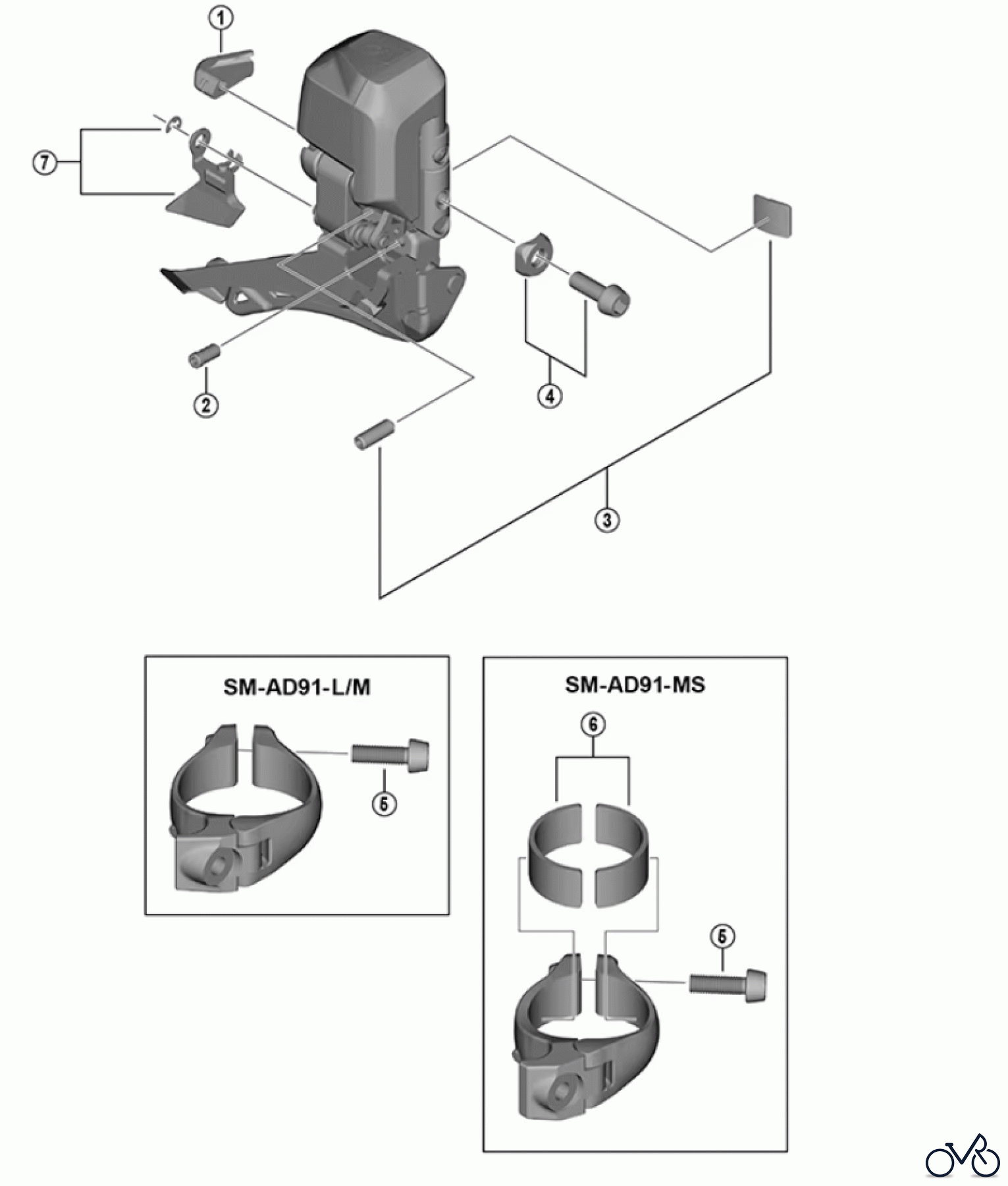 Shimano FD Front Derailleur - Umwerfer FD-R7150 Shimano 105