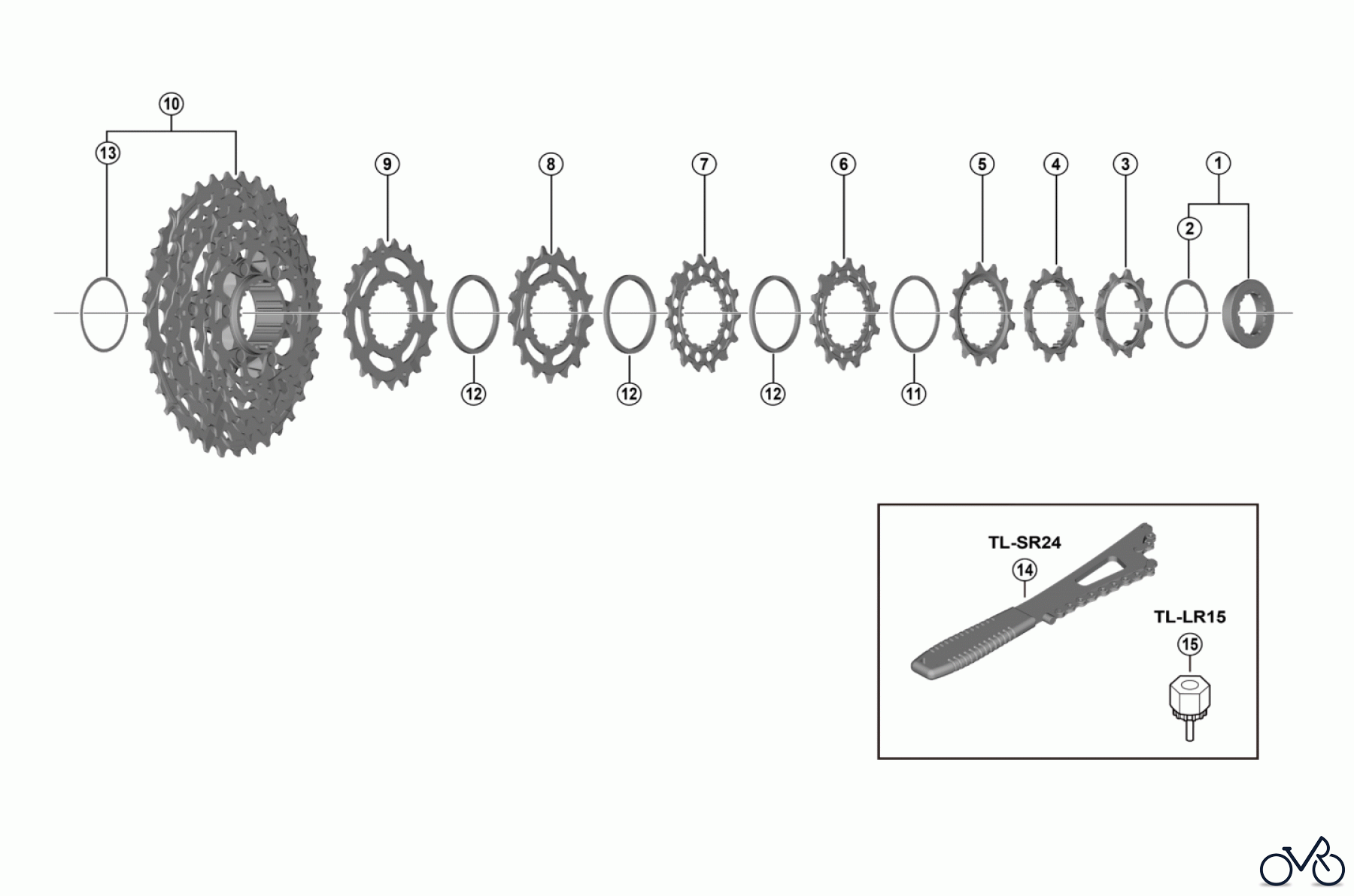Shimano CS Cassette / Zahnkranz CS-HG710