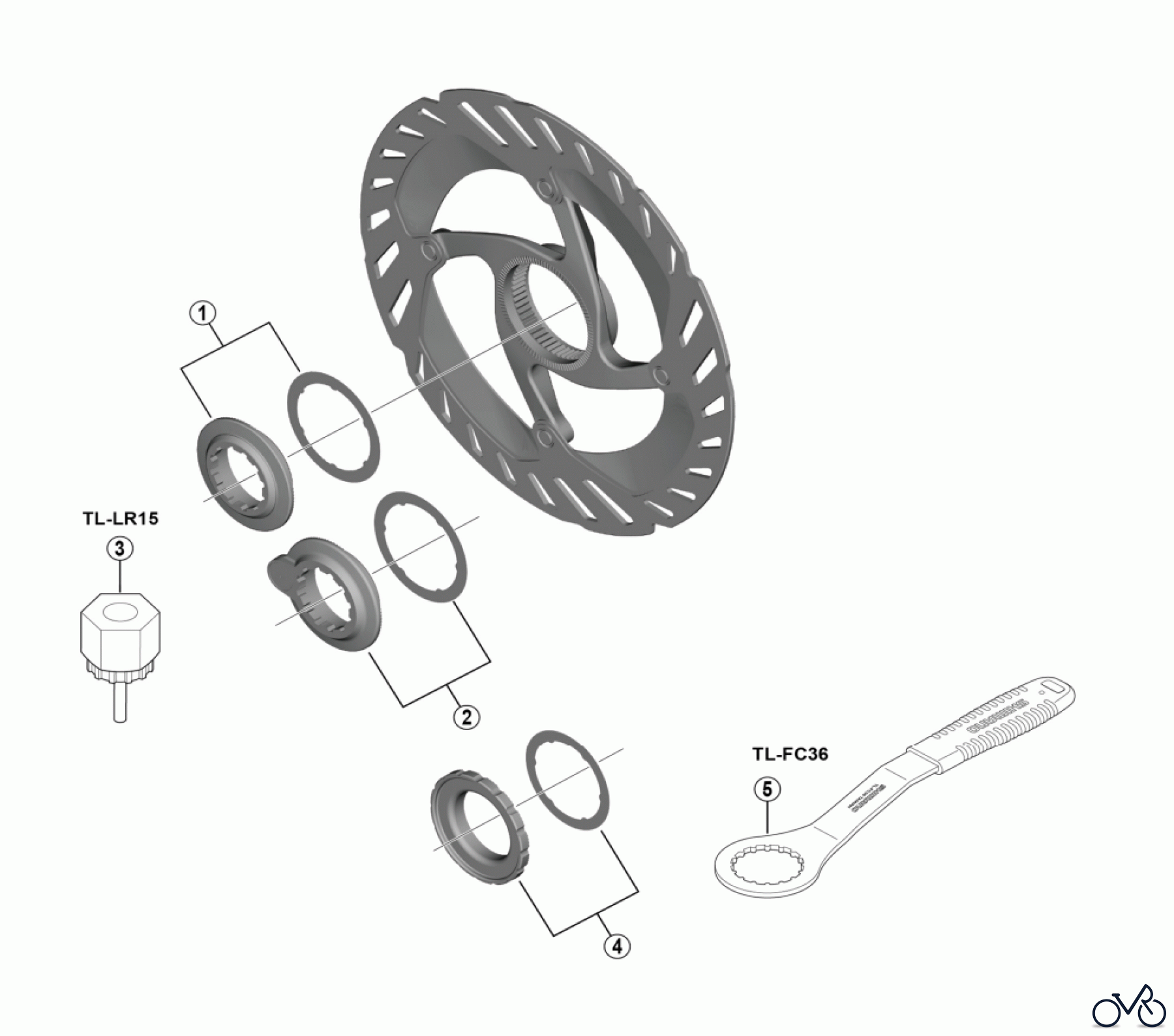 Shimano SM Smallparts - Kleinteile, RT, BT, BB, CD RT-Cl800