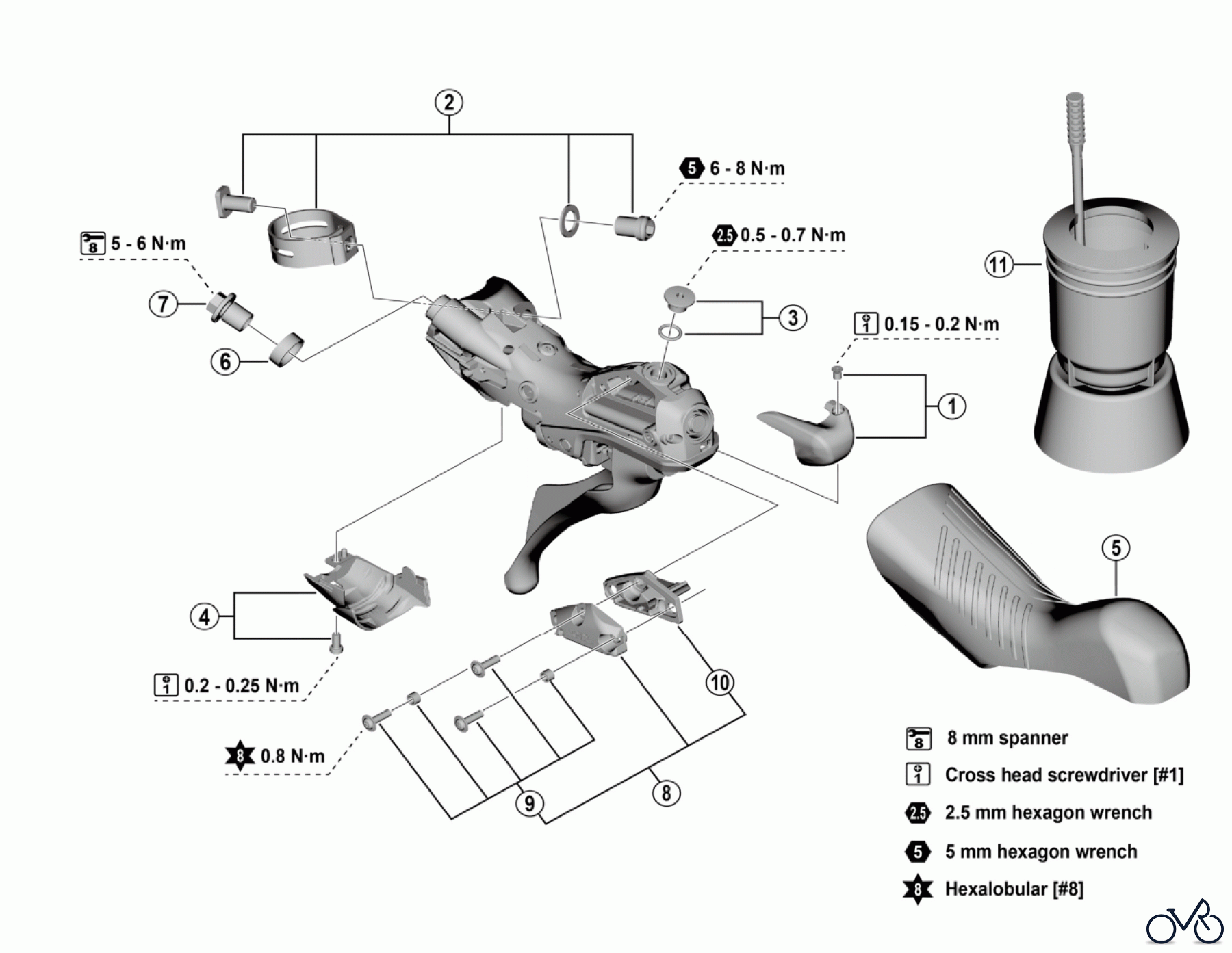 Shimano BL Brake Lever - Bremshebel BL-RX820-L GRX Brake Lever