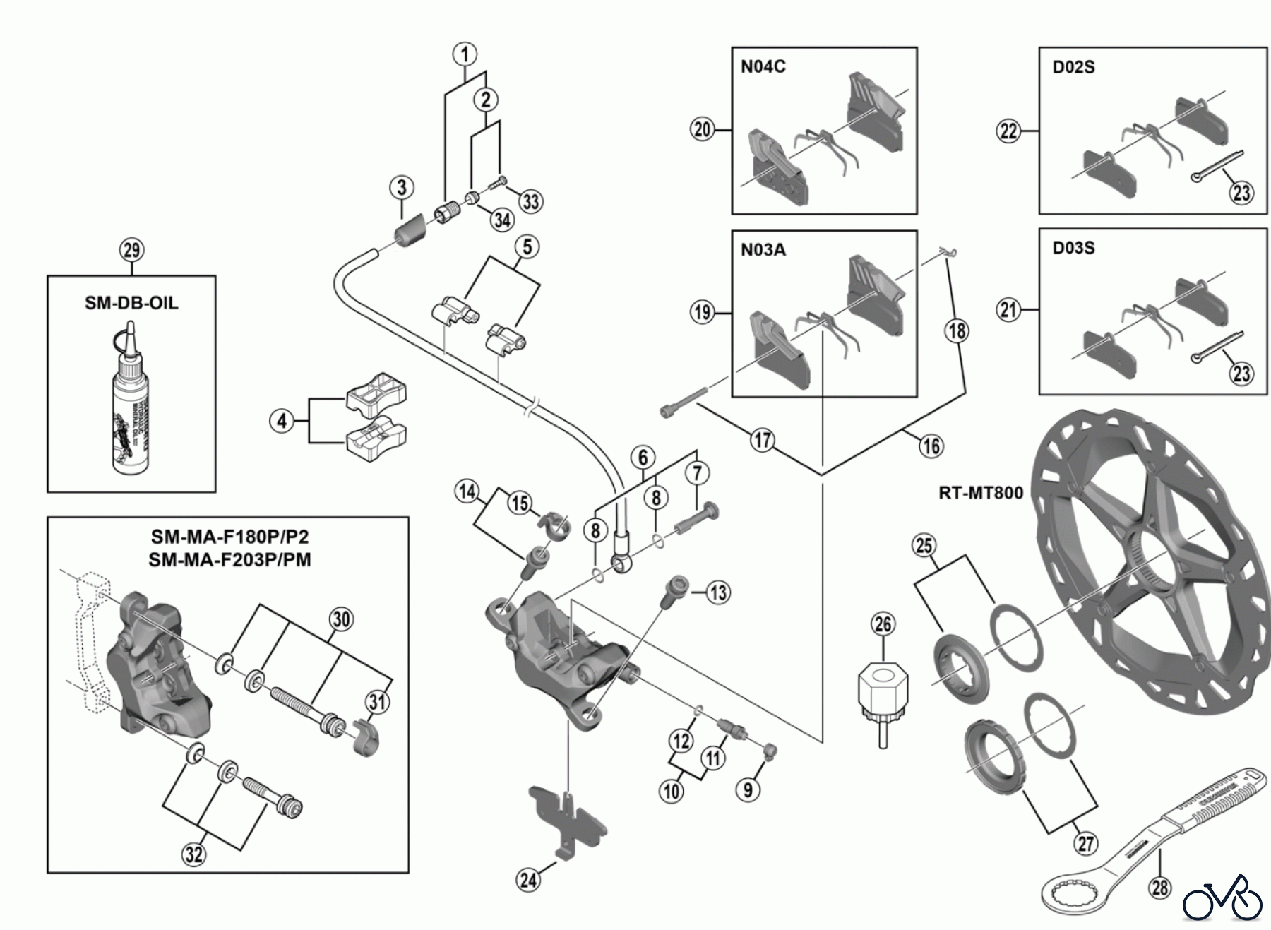 Shimano BR Brake - Bremse BR-U8020 SHIMANO CUES