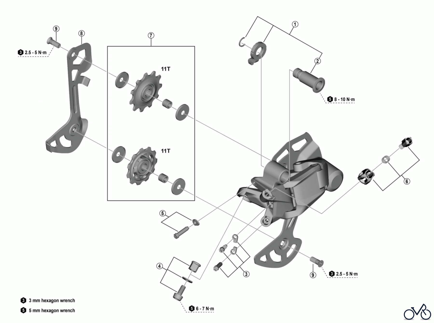Shimano RD Rear Derailleur - Schaltwerk RD-U2000 ESSA Rear Derailleur