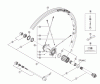 Shimano WH Wheels - Laufräder  WH-M988-R XTR Rear Wheel (8/9/10-Speed)