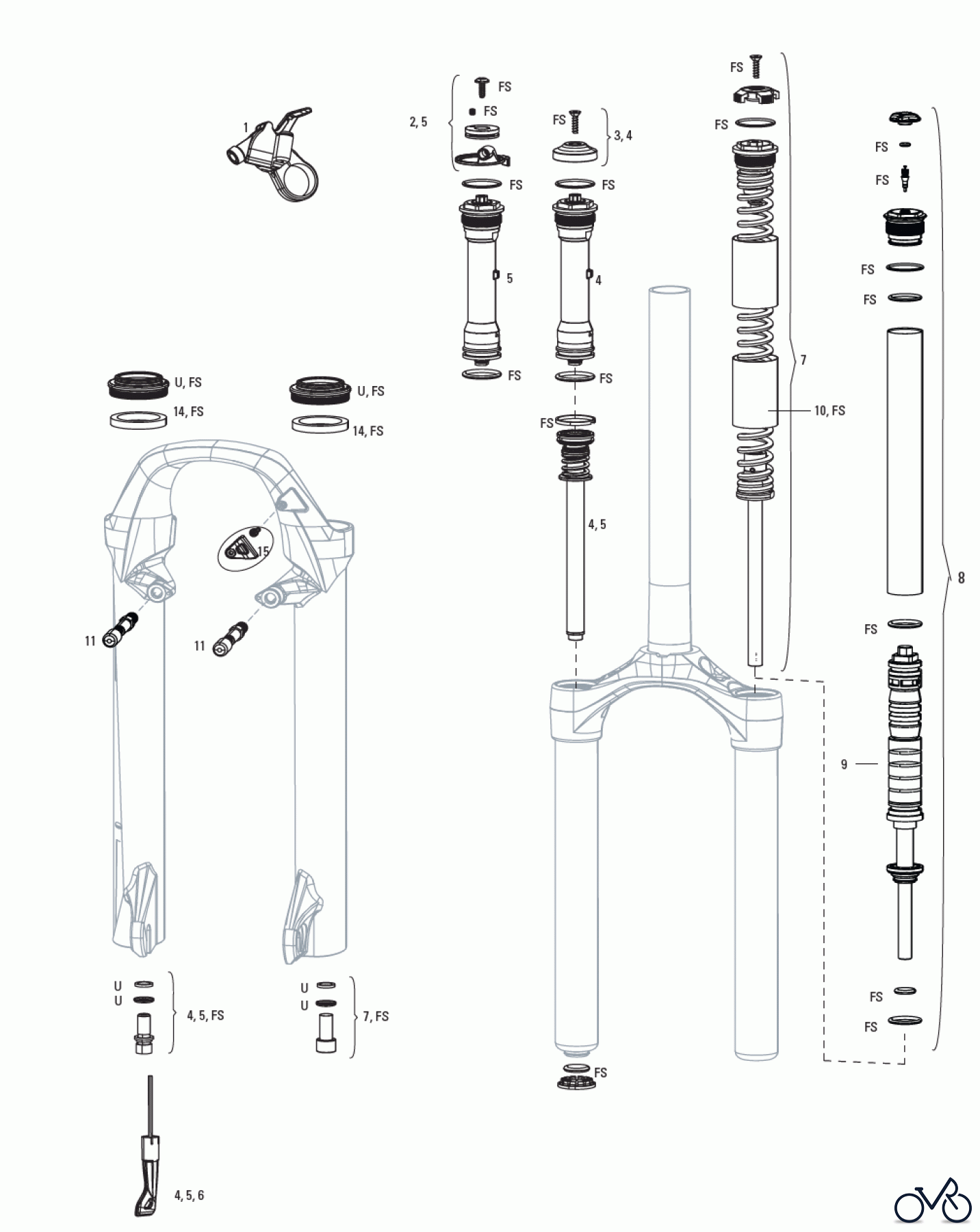 Sram RockShox XC30 A1-A3 (2012-2015)