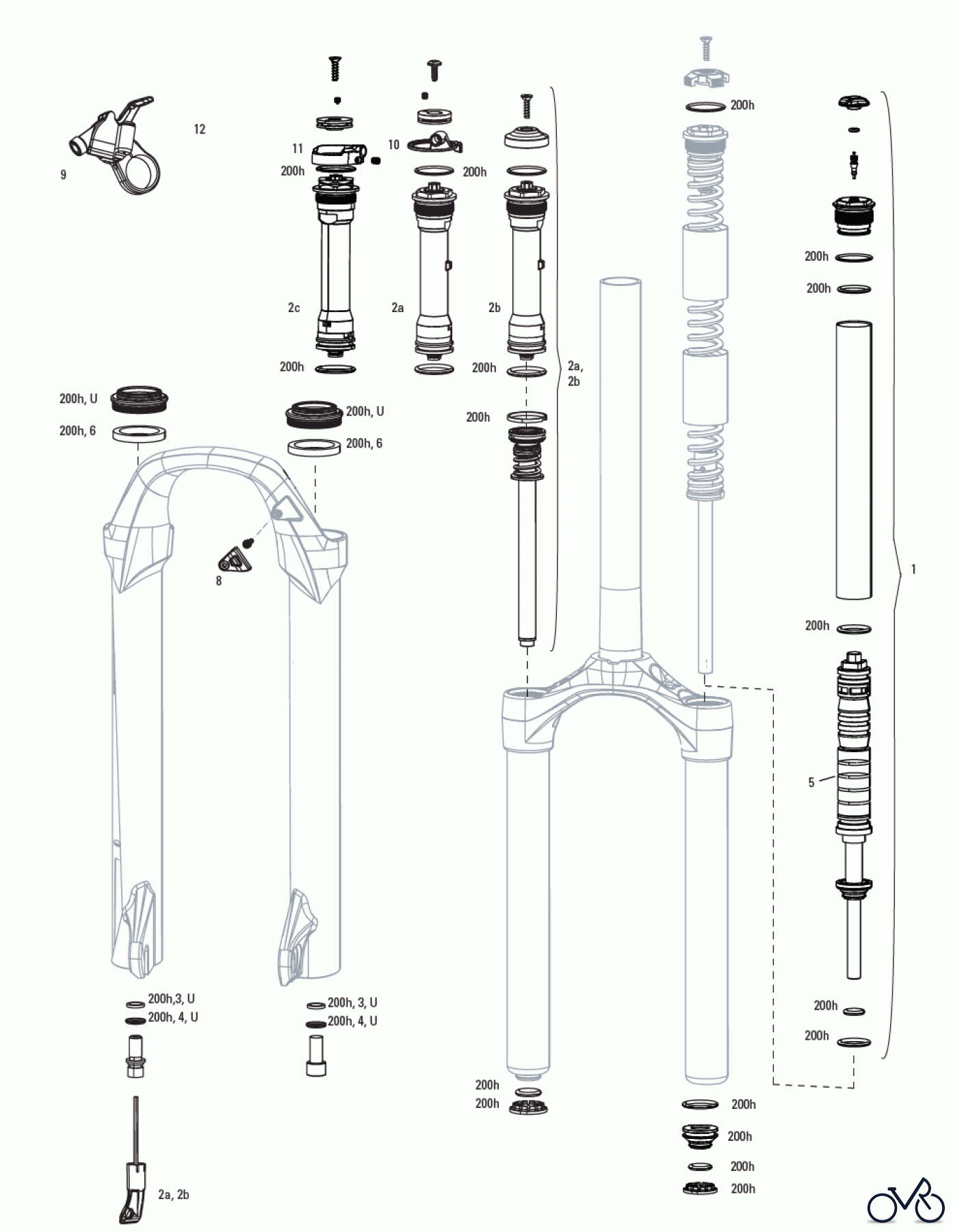 Sram RockShox 30 SILVER A3-A5 (2017+)