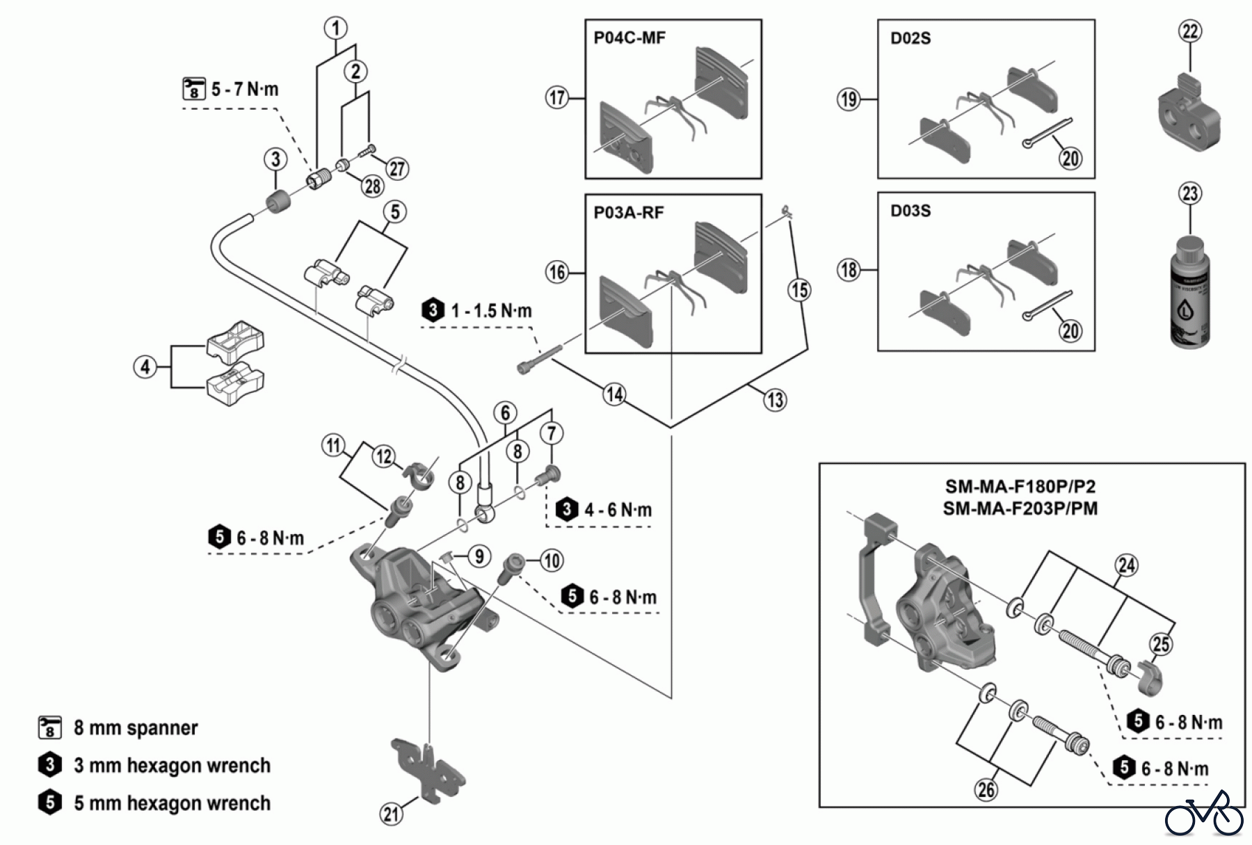 Shimano BR Brake - Bremse BR-M9220 XTR Disc Brake