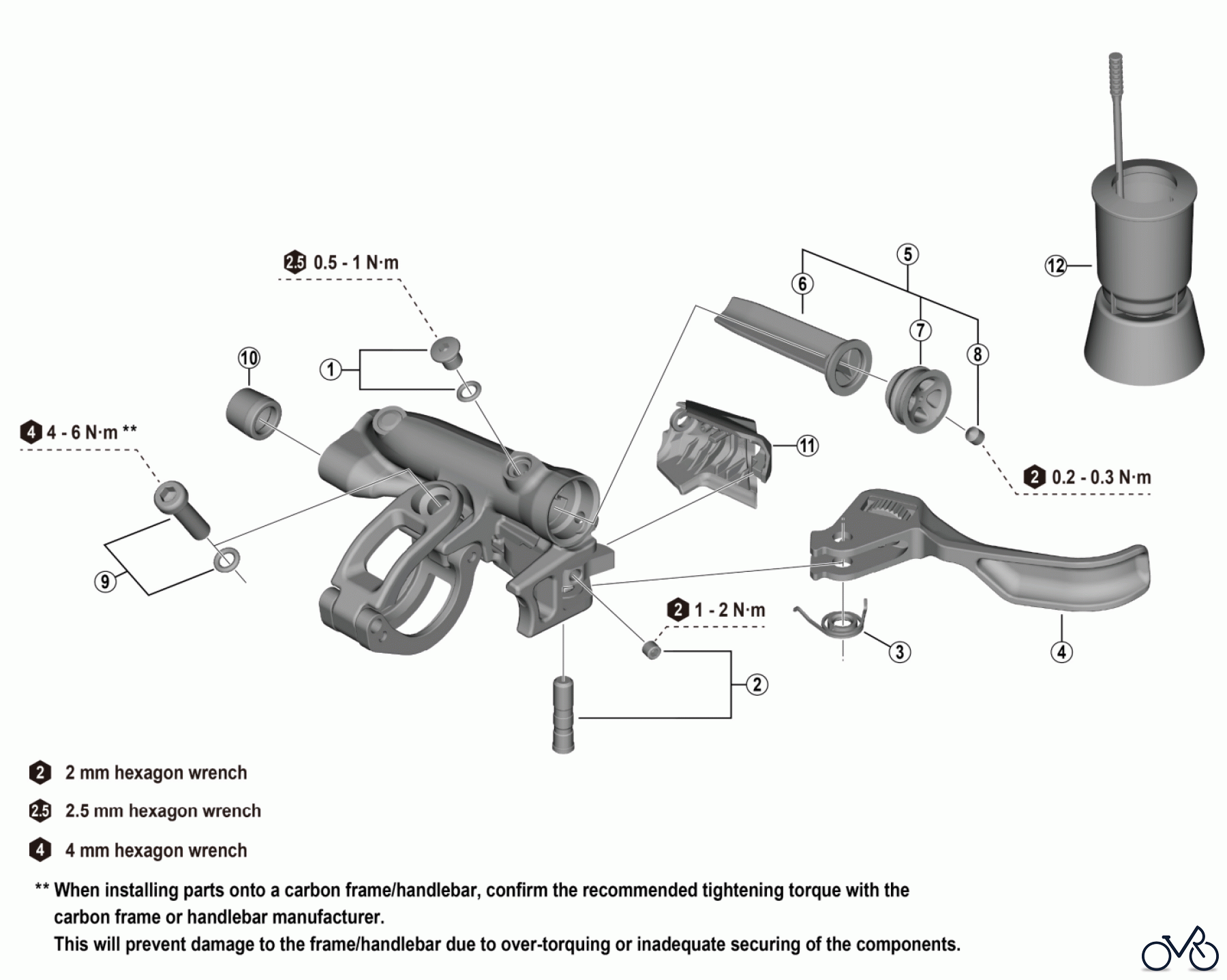 Shimano BL Brake Lever - Bremshebel BL-M9220 -5075  XTR Brake Lever