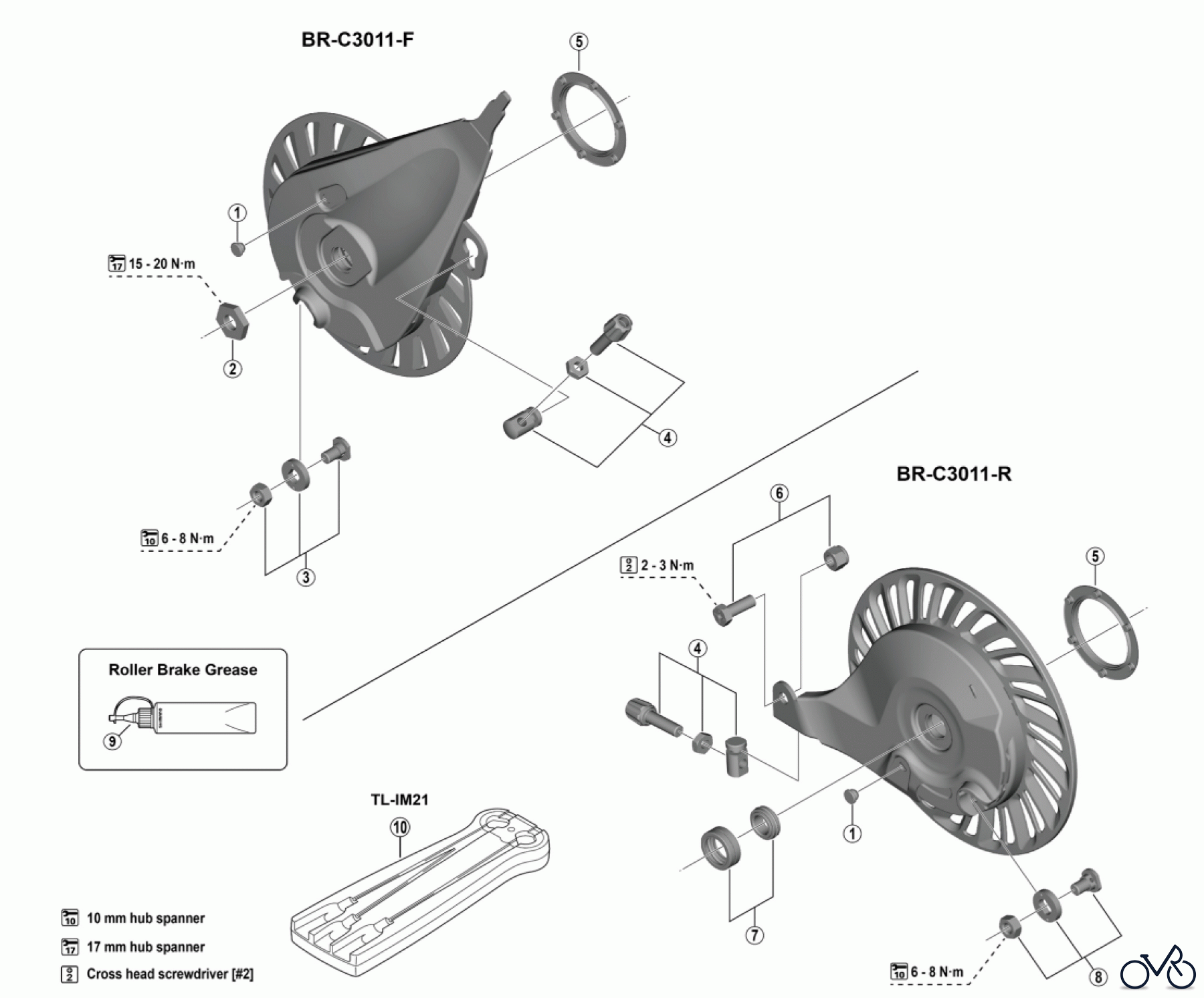 Shimano BR Brake - Bremse BR-C3011 (-5127) NEXUS Roller Brake