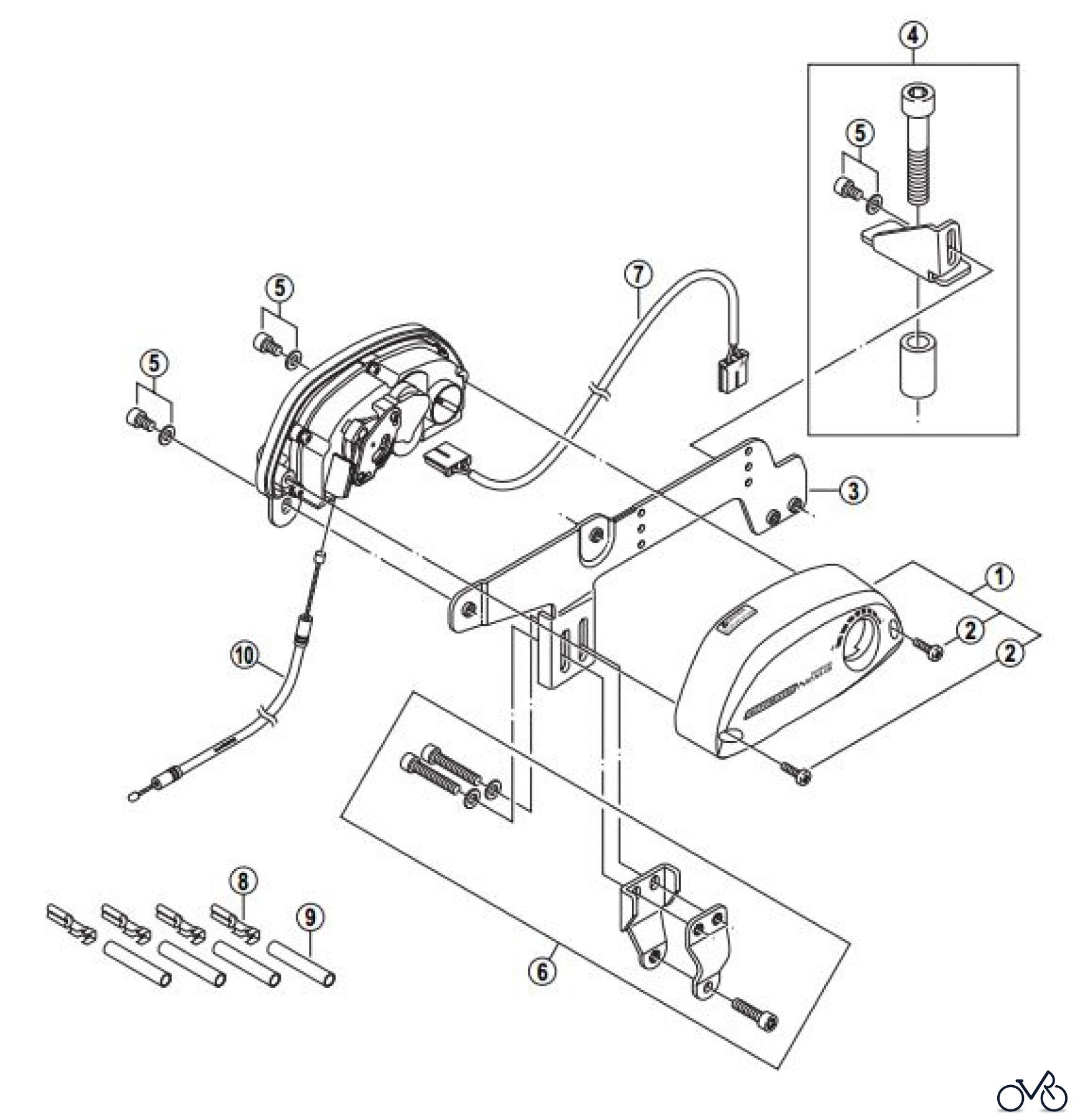 Shimano AI Automatic Inter-3/5/7 - Automatische Nabenschaltung AI-3S30-04