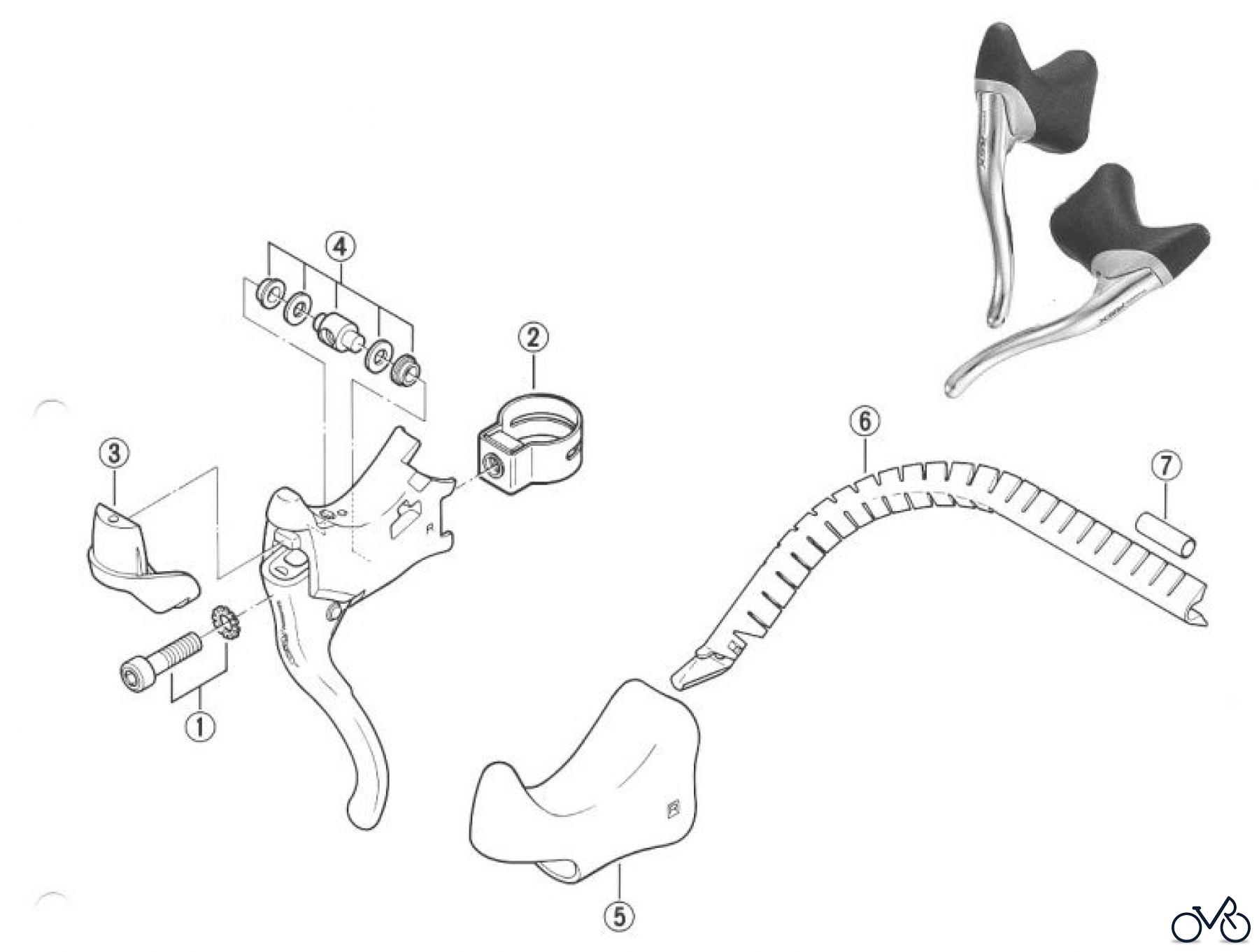 Shimano BL Brake Lever - Bremshebel BL-A410