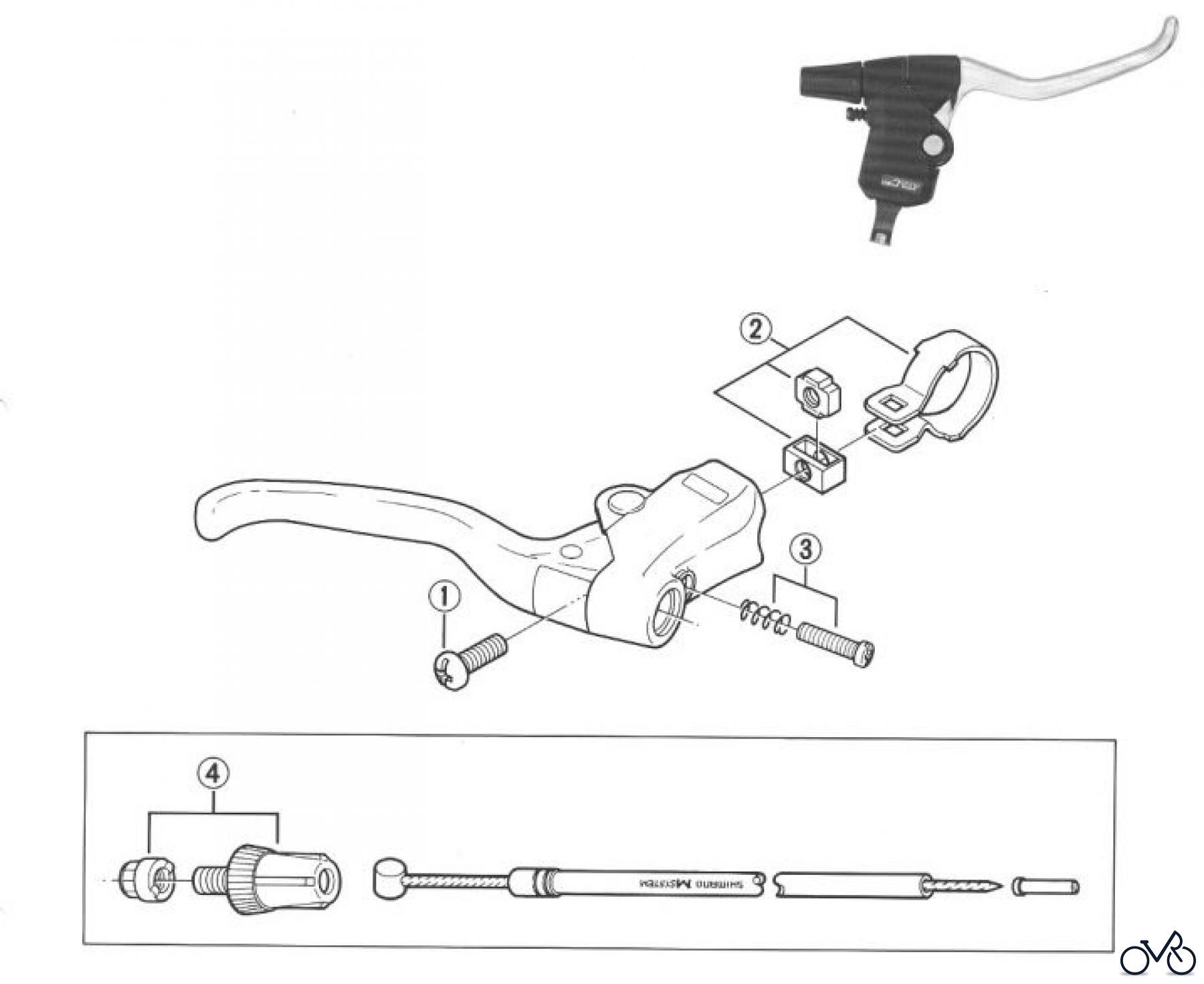 Shimano BL Brake Lever - Bremshebel BL-CT50-94