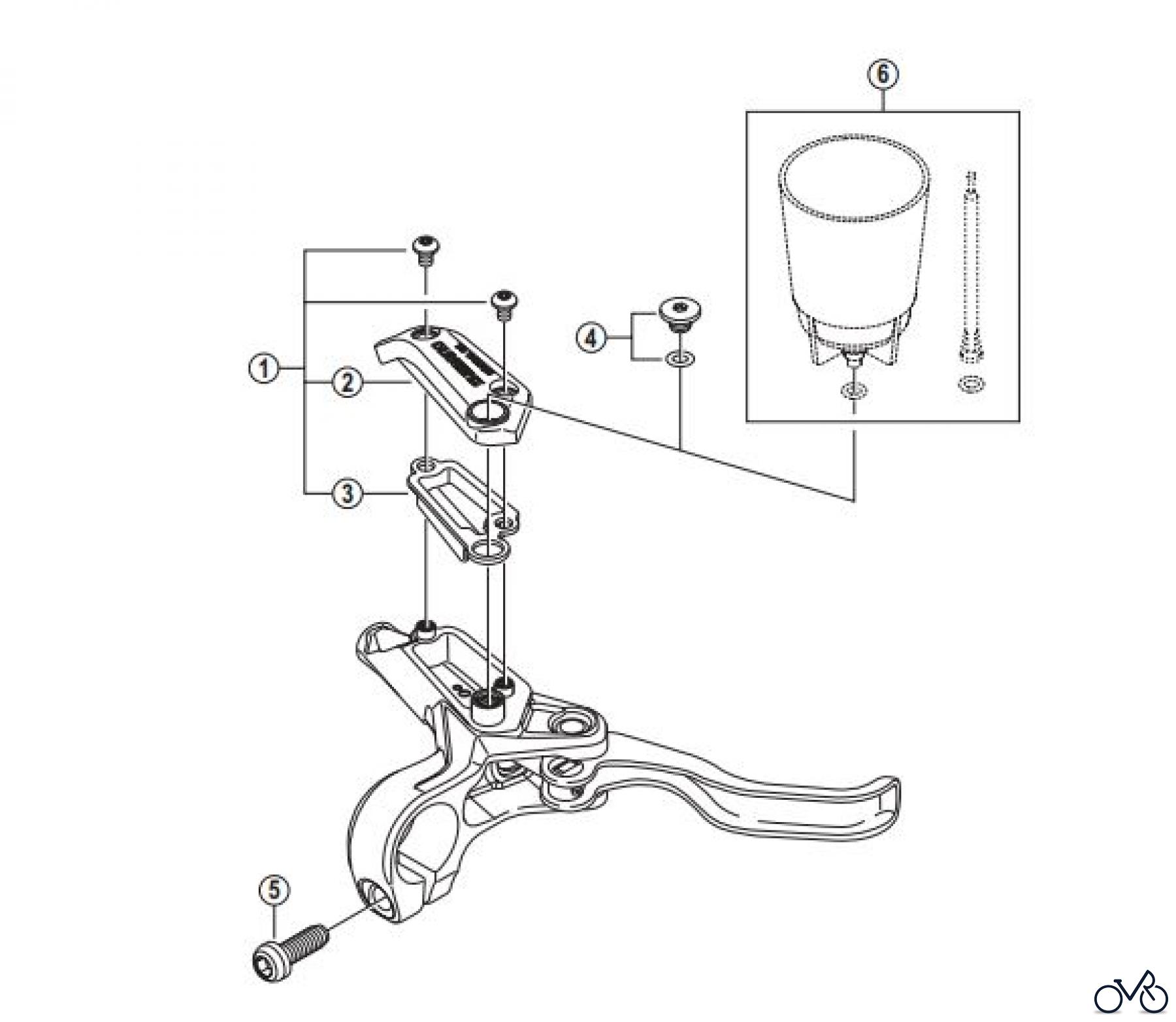 Shimano BL Brake Lever - Bremshebel BL-M395-3354