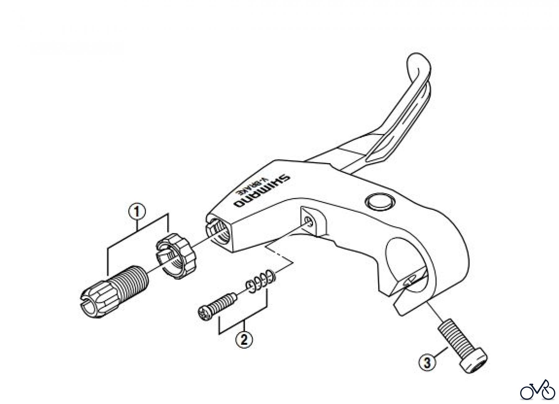 Shimano BL Brake Lever - Bremshebel BL-M420-00
