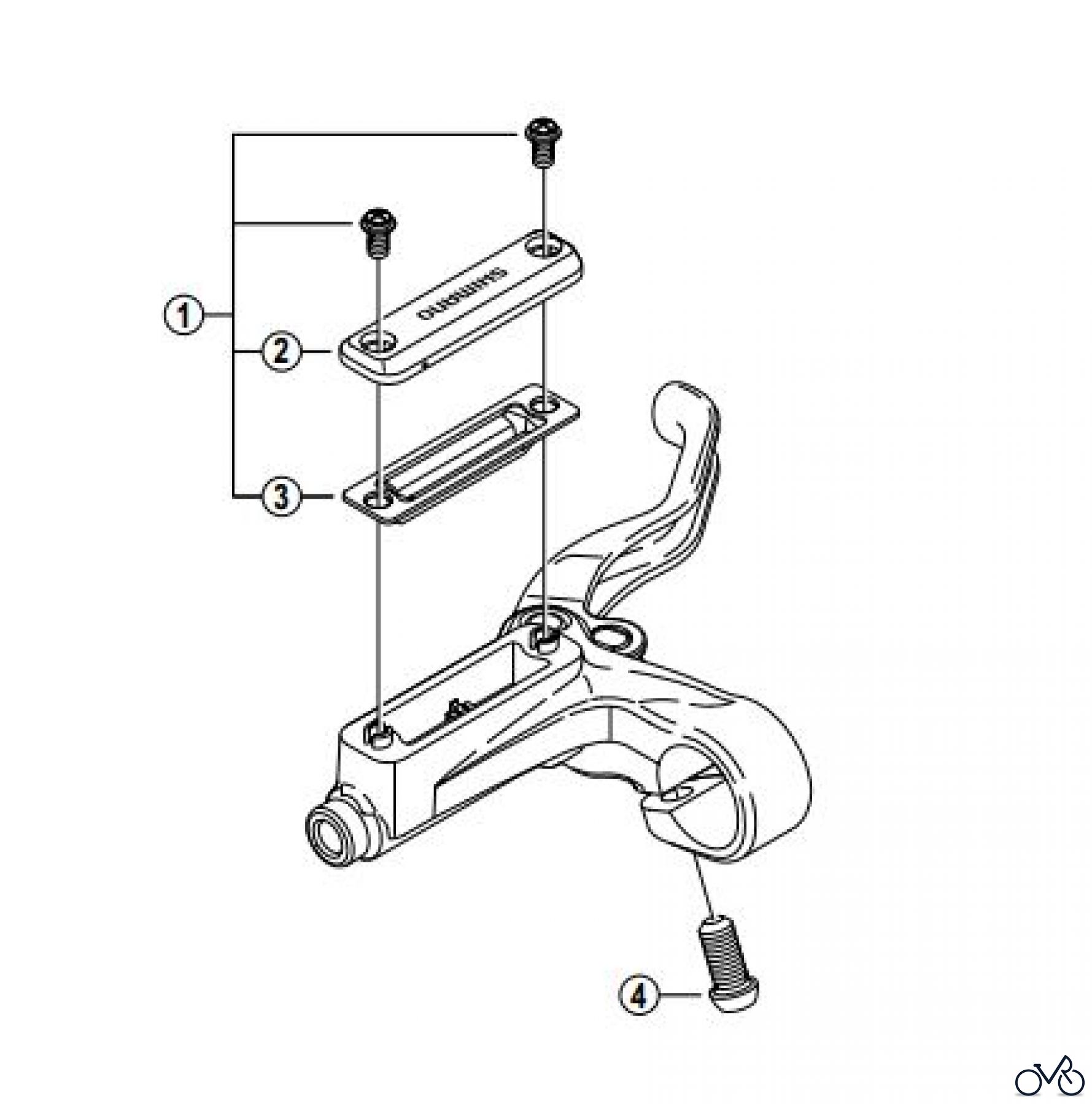 Shimano BL Brake Lever - Bremshebel BL-M485-2735