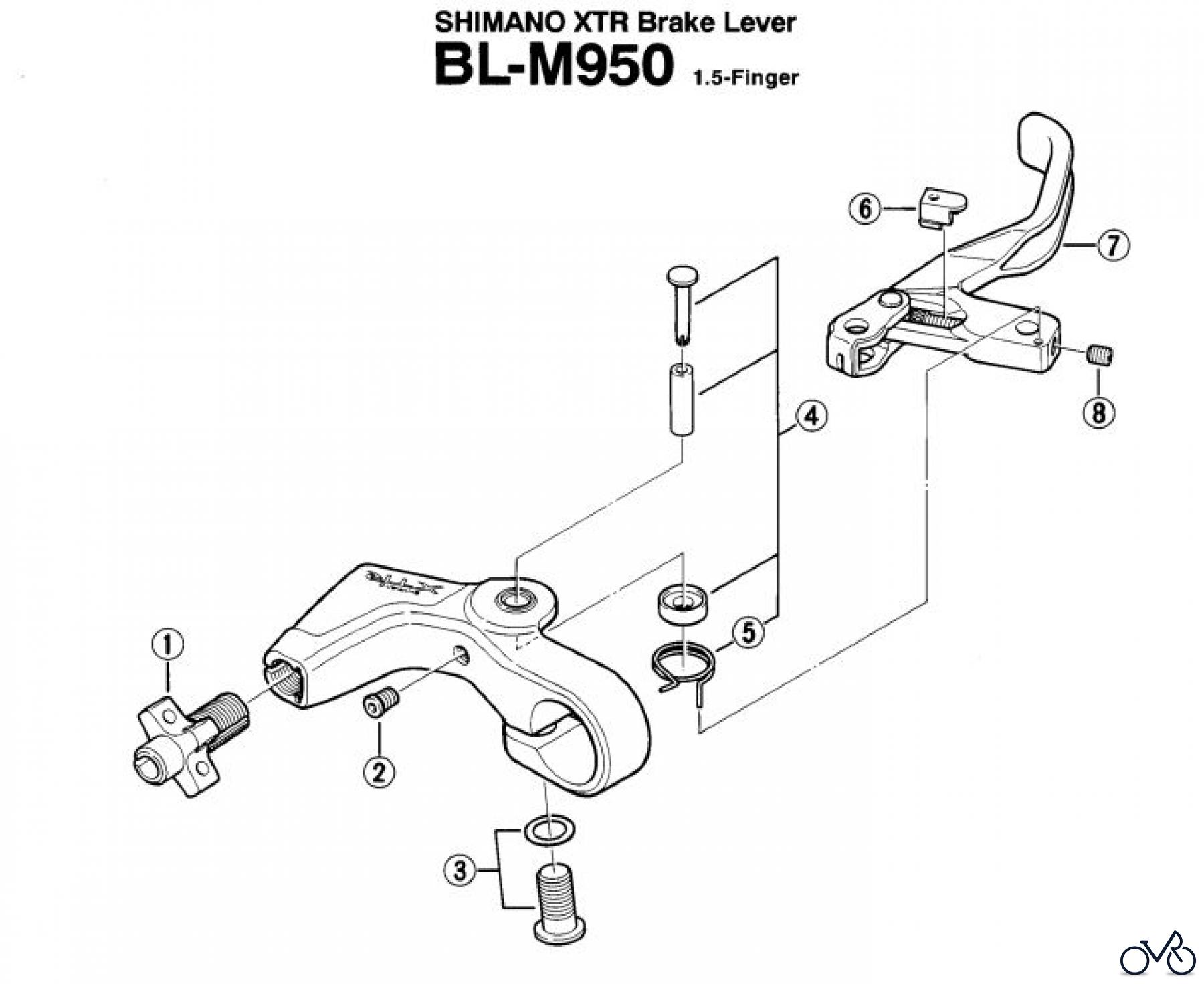 Shimano BL Brake Lever - Bremshebel BL-M950