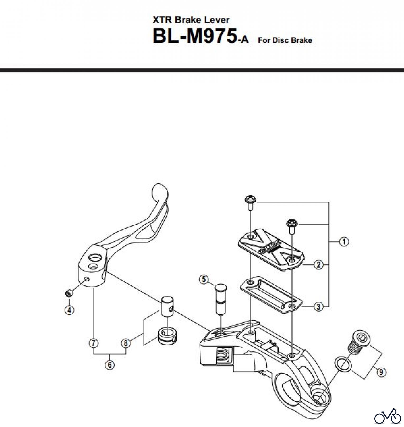 Shimano BL Brake Lever - Bremshebel BL-M975-A-2772
