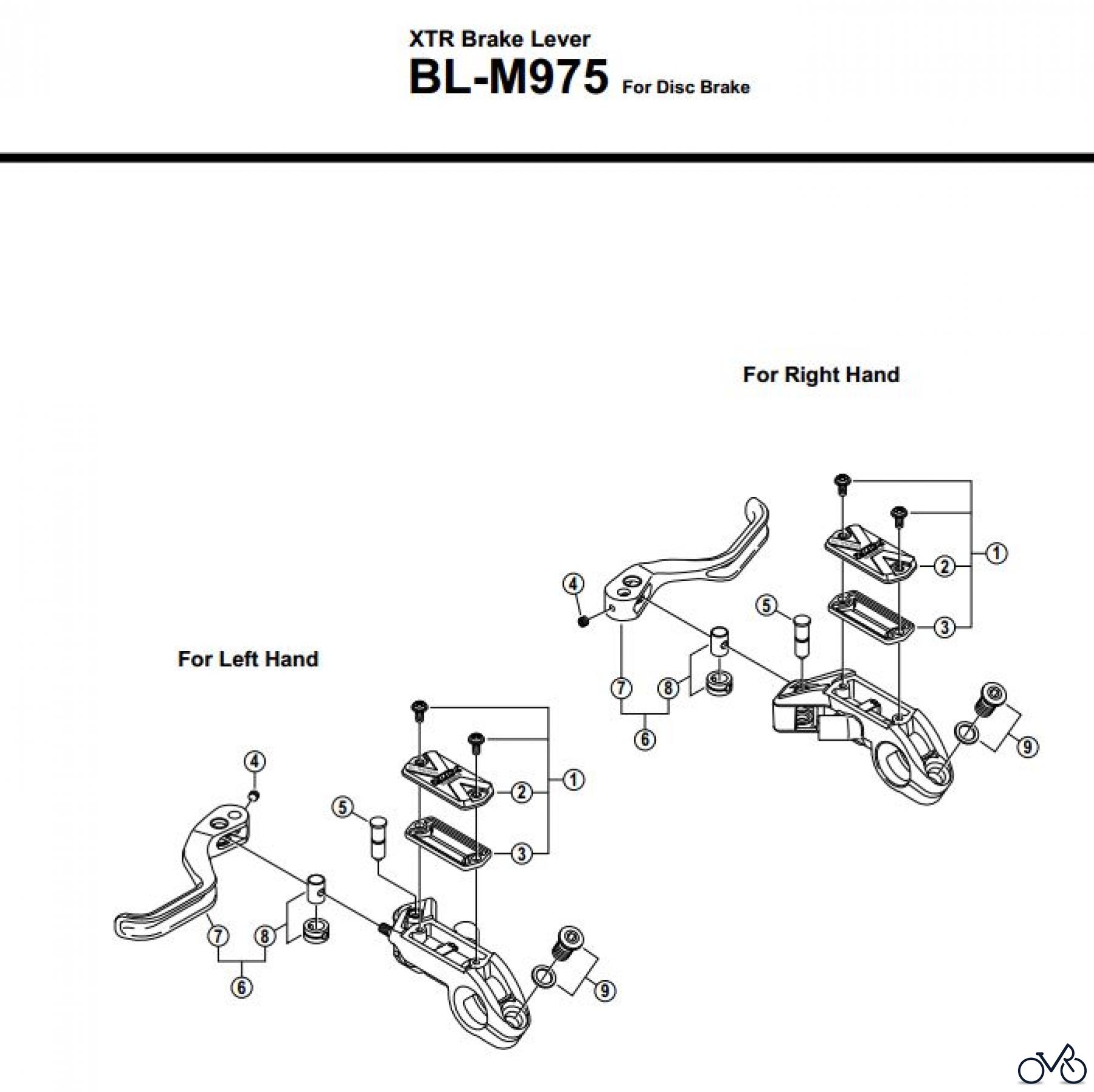 Shimano BL Brake Lever - Bremshebel BL-M975