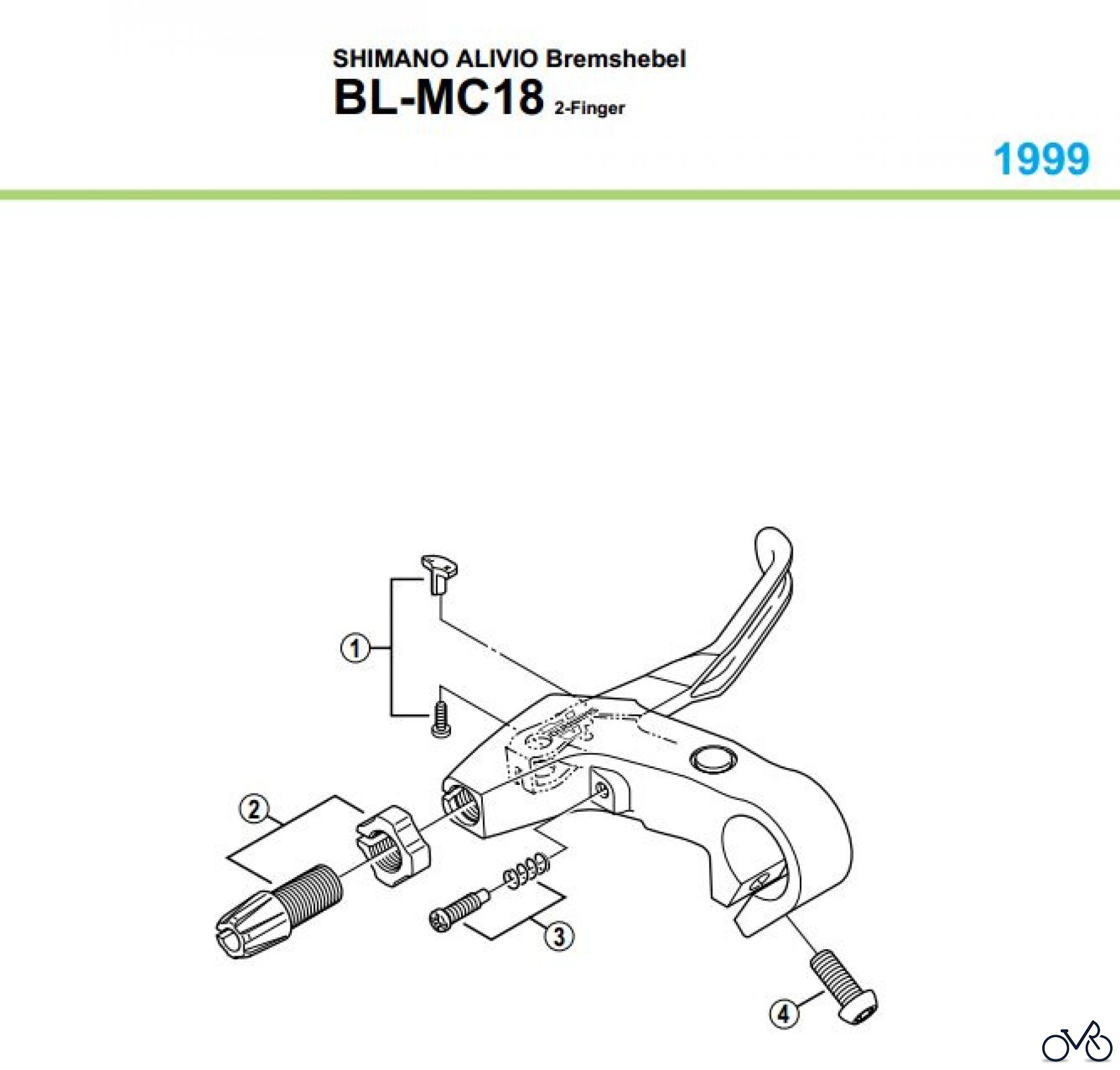 Shimano BL Brake Lever - Bremshebel BL-MC18-99