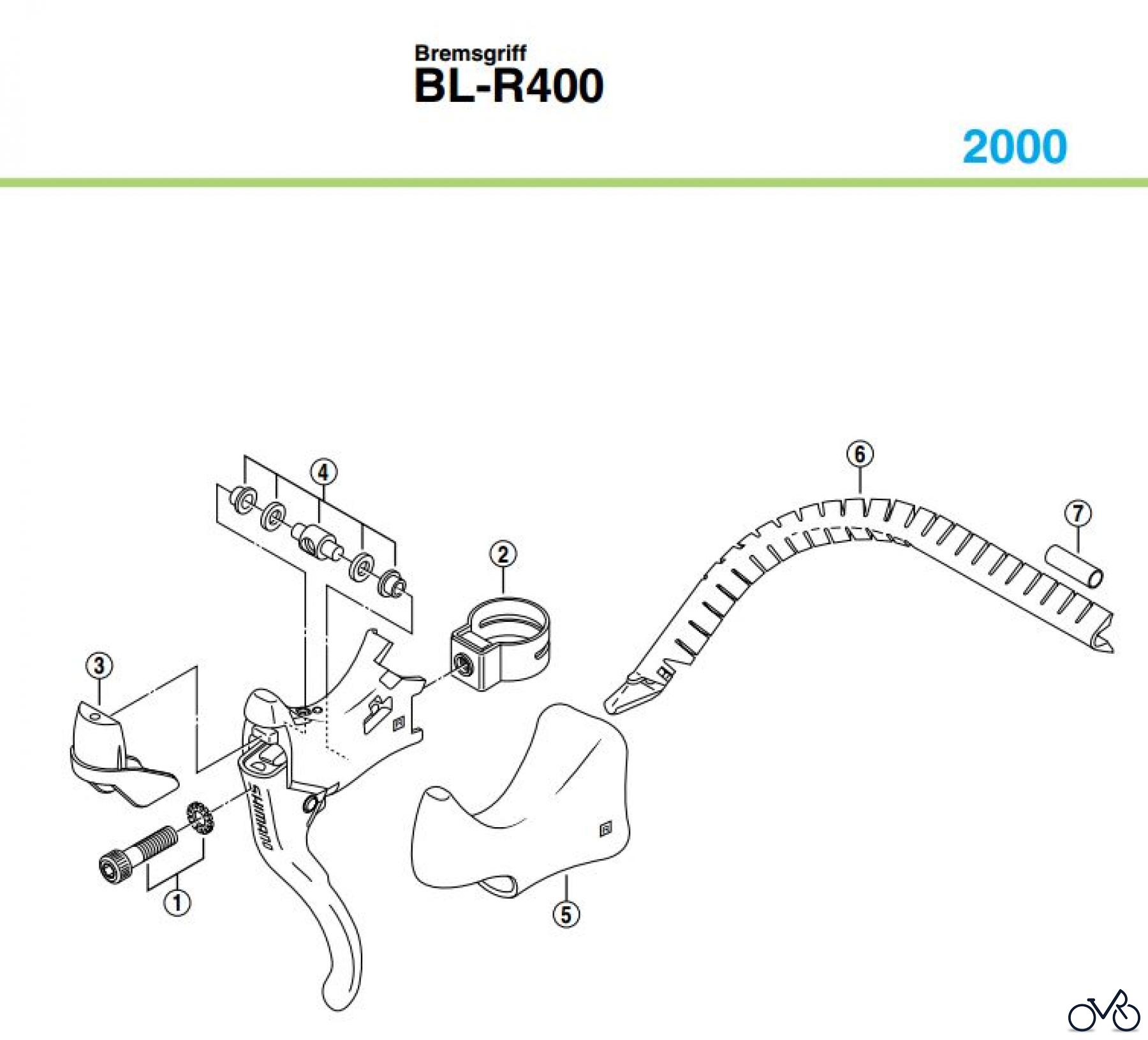 Shimano BL Brake Lever - Bremshebel BL-R400-00