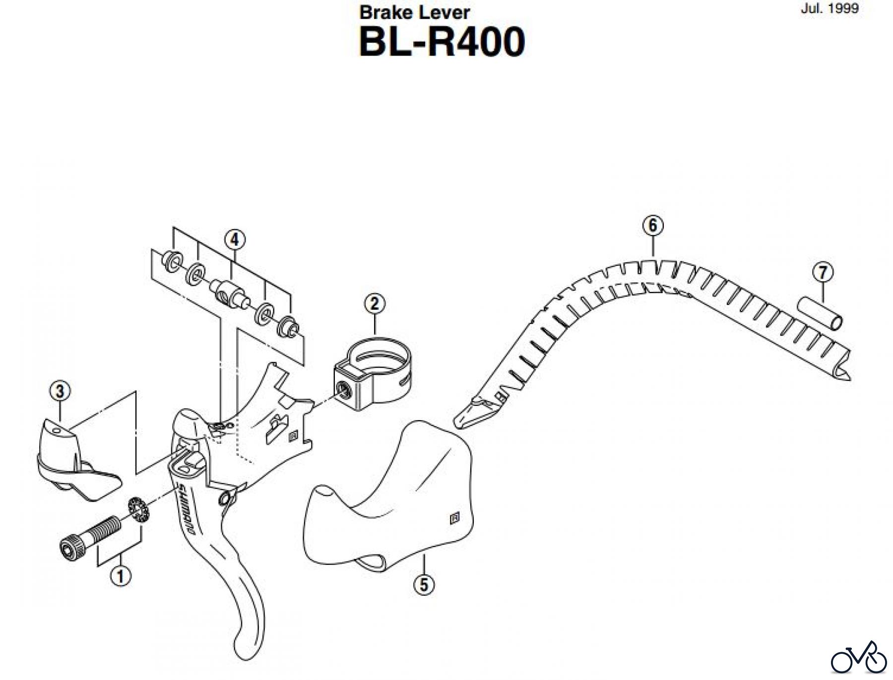 Shimano BL Brake Lever - Bremshebel BL-R400-EV