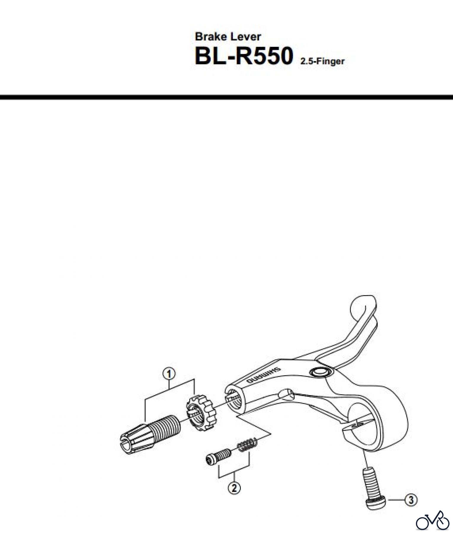 Shimano BL Brake Lever - Bremshebel BL-R550