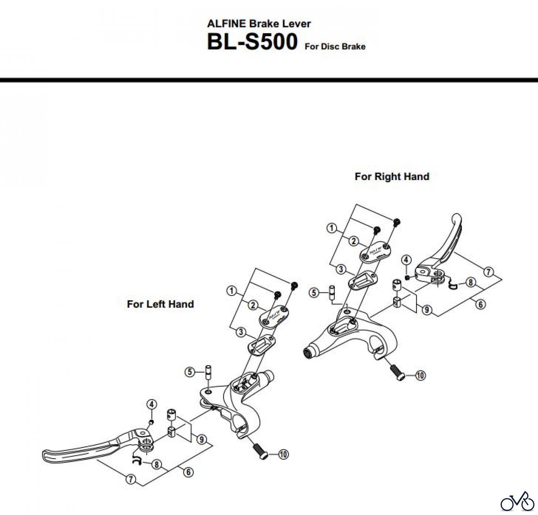 Shimano BL Brake Lever - Bremshebel BL-S500