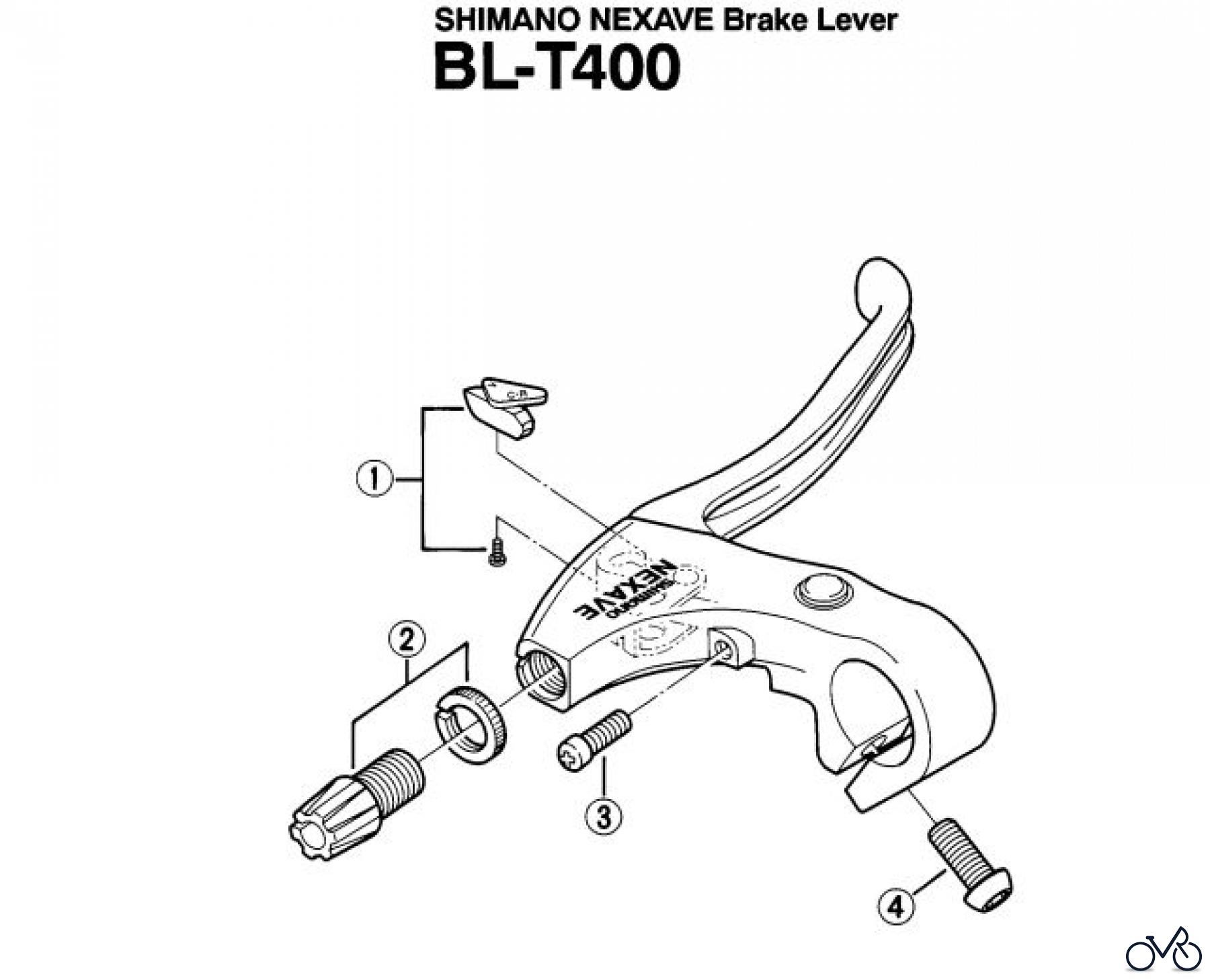 Shimano BL Brake Lever - Bremshebel BL-T400