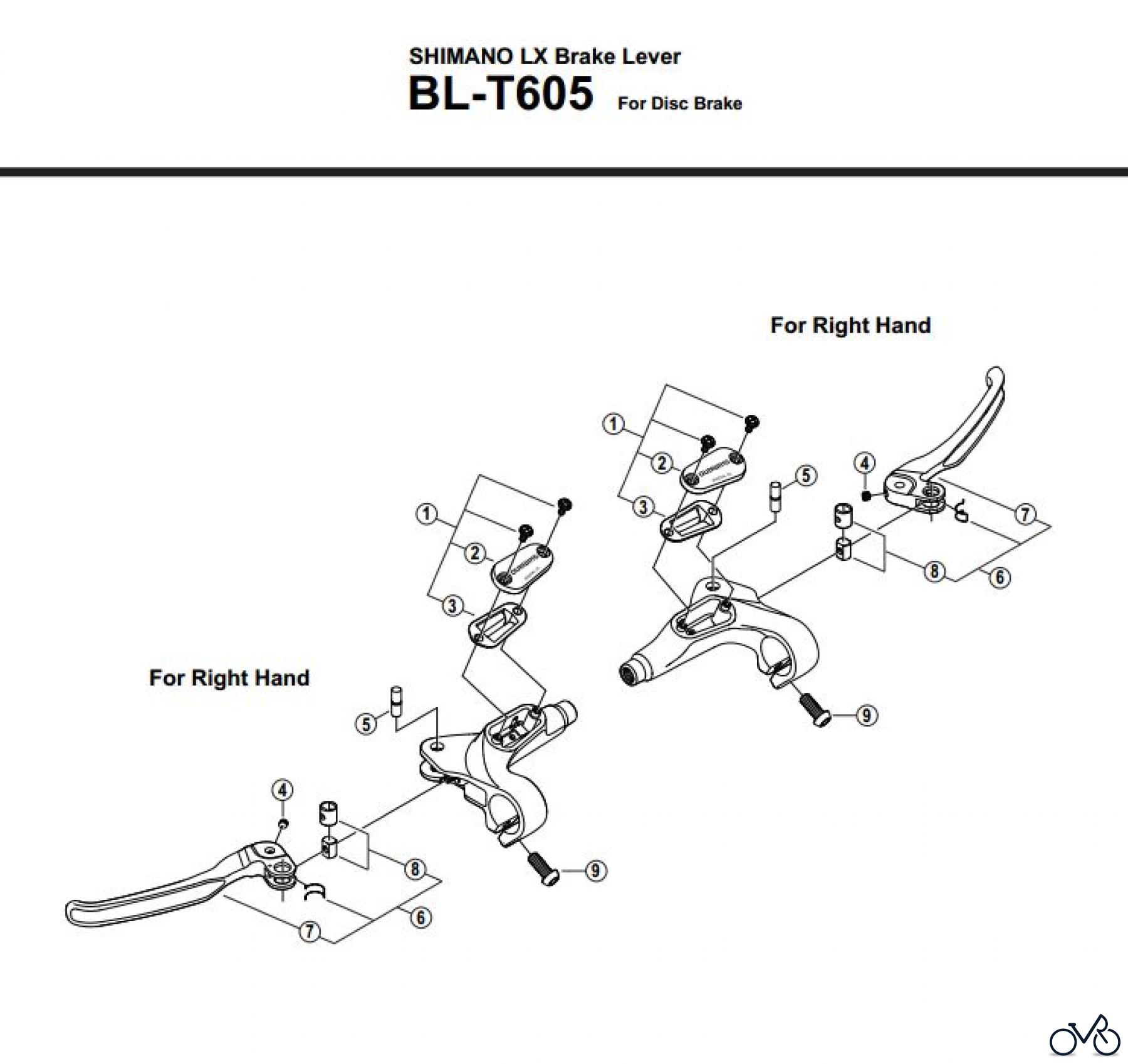 Shimano BL Brake Lever - Bremshebel BL-T605-2865