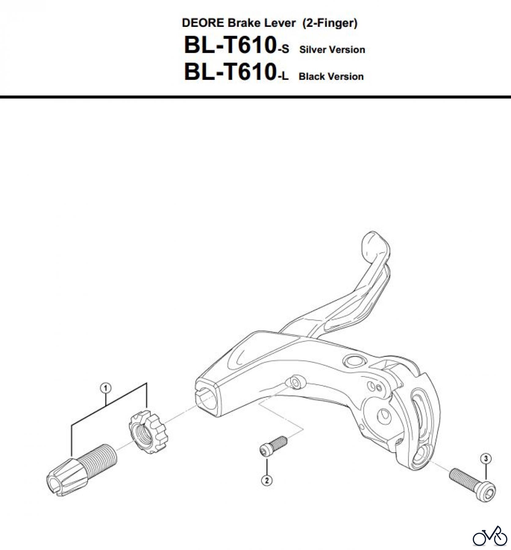 Shimano BL Brake Lever - Bremshebel BL-T610-3497