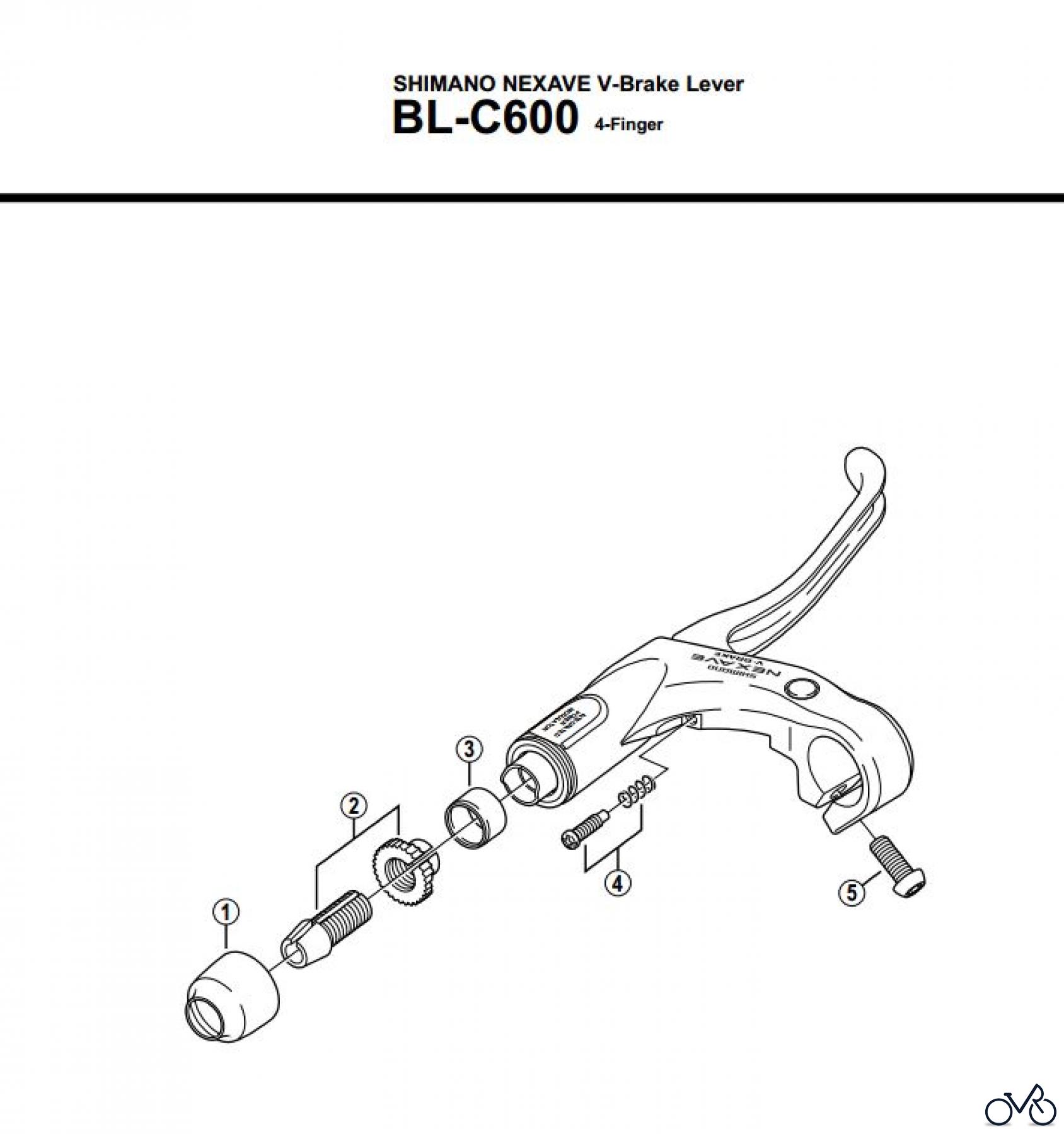 Shimano BL Brake Lever - Bremshebel BLC600