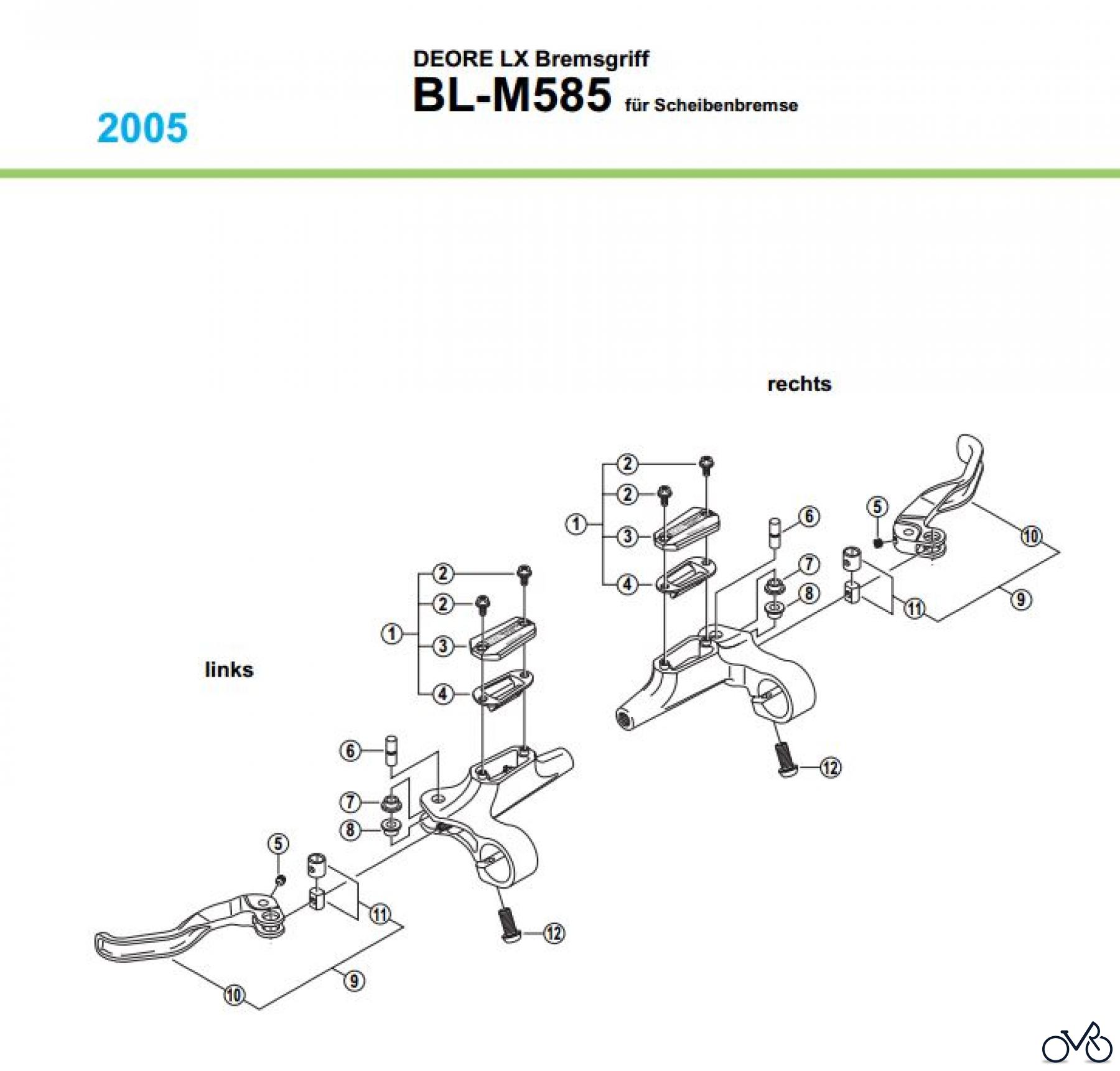 Shimano BL Brake Lever - Bremshebel BL_M585_05