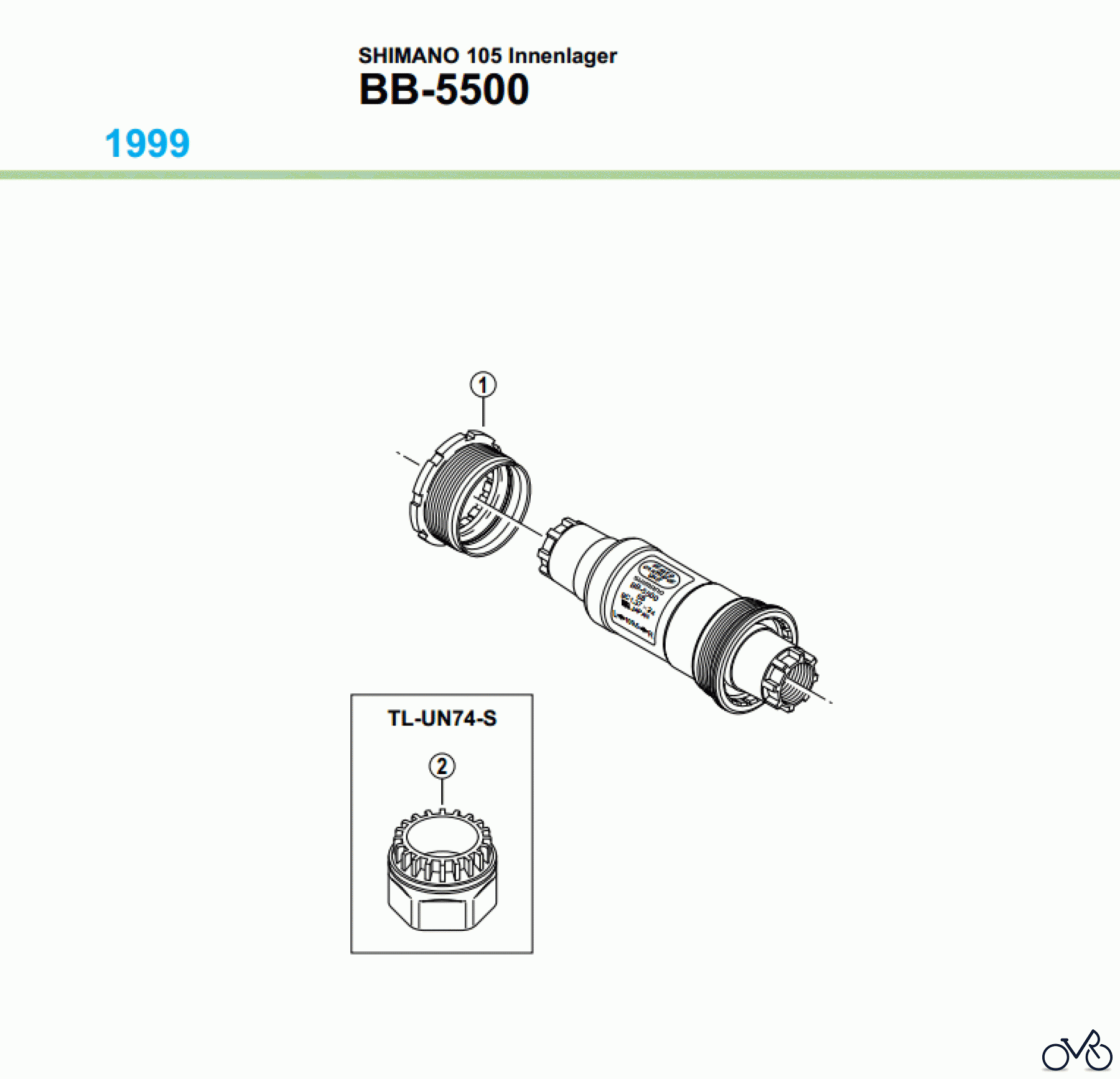Shimano BB Bottom Bracket- Tretlager BB-5500