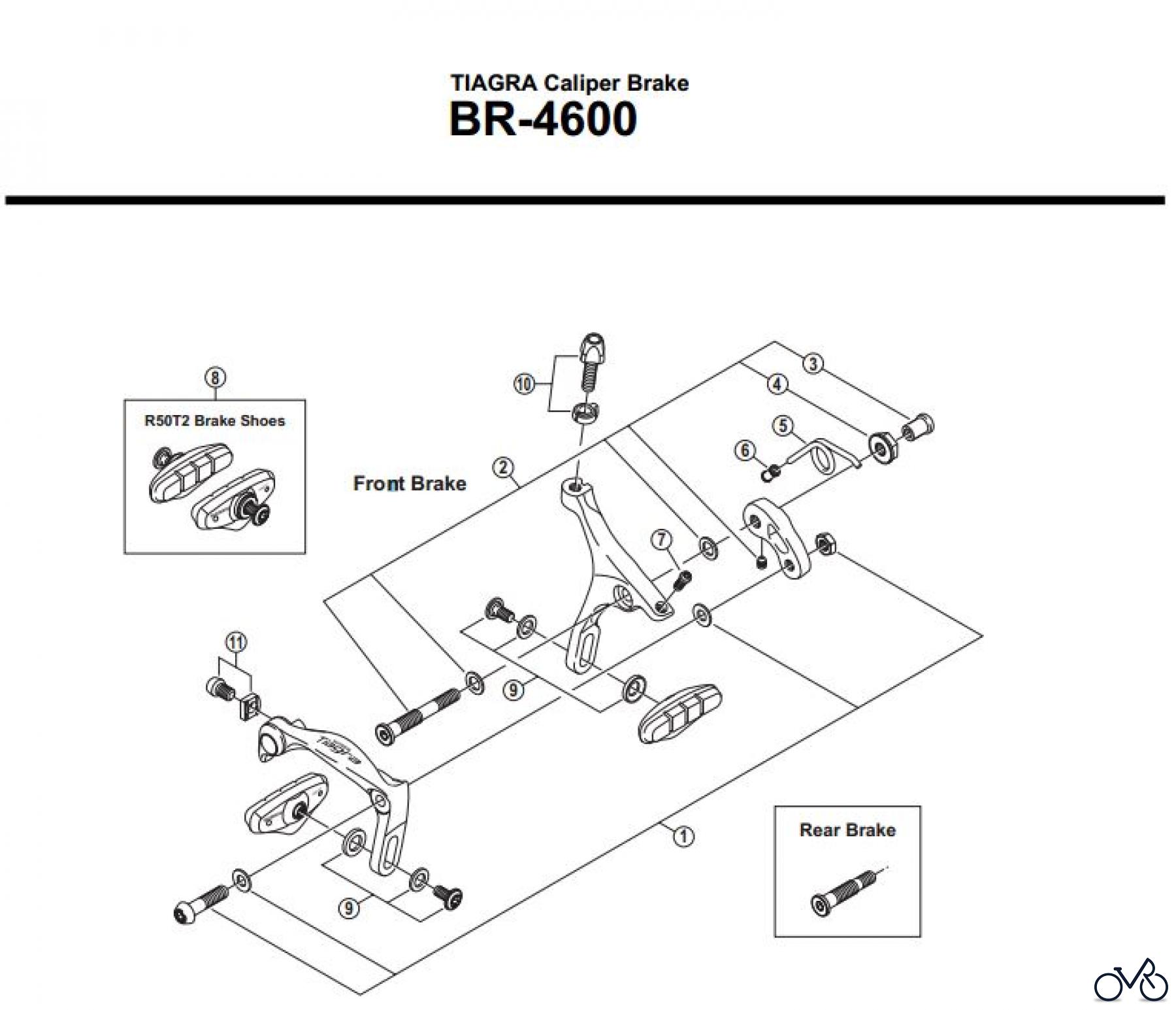 Shimano BR Brake - Bremse BR-4600-3142B