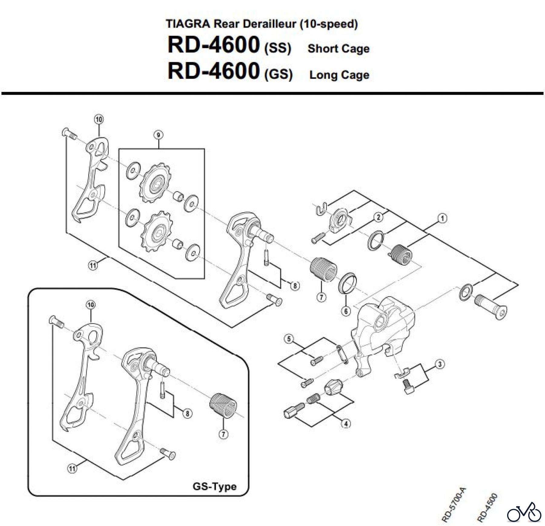Shimano RD Rear Derailleur - Schaltwerk RD-4600-3151A