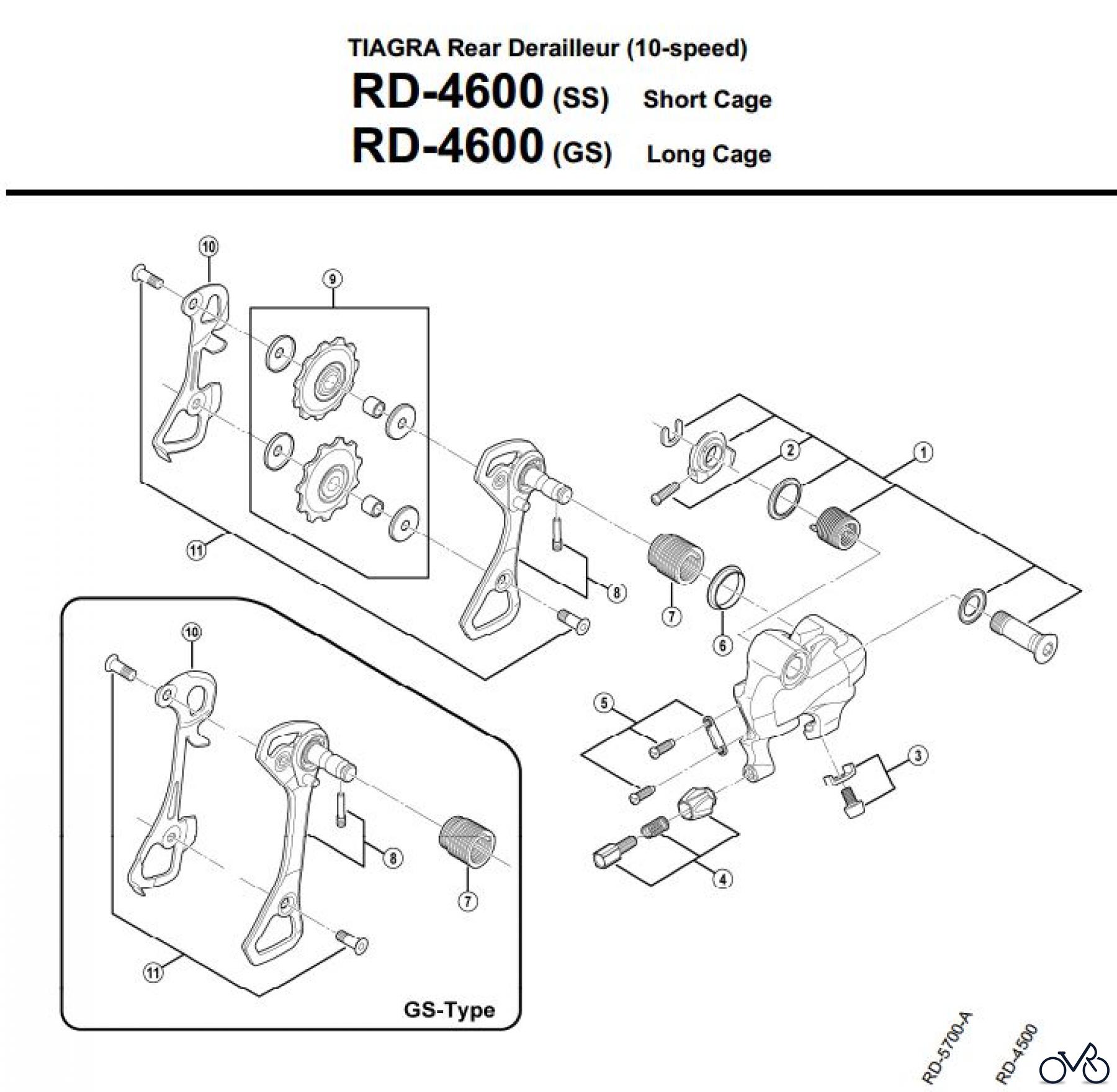 Shimano RD Rear Derailleur - Schaltwerk RD-4600-3151C