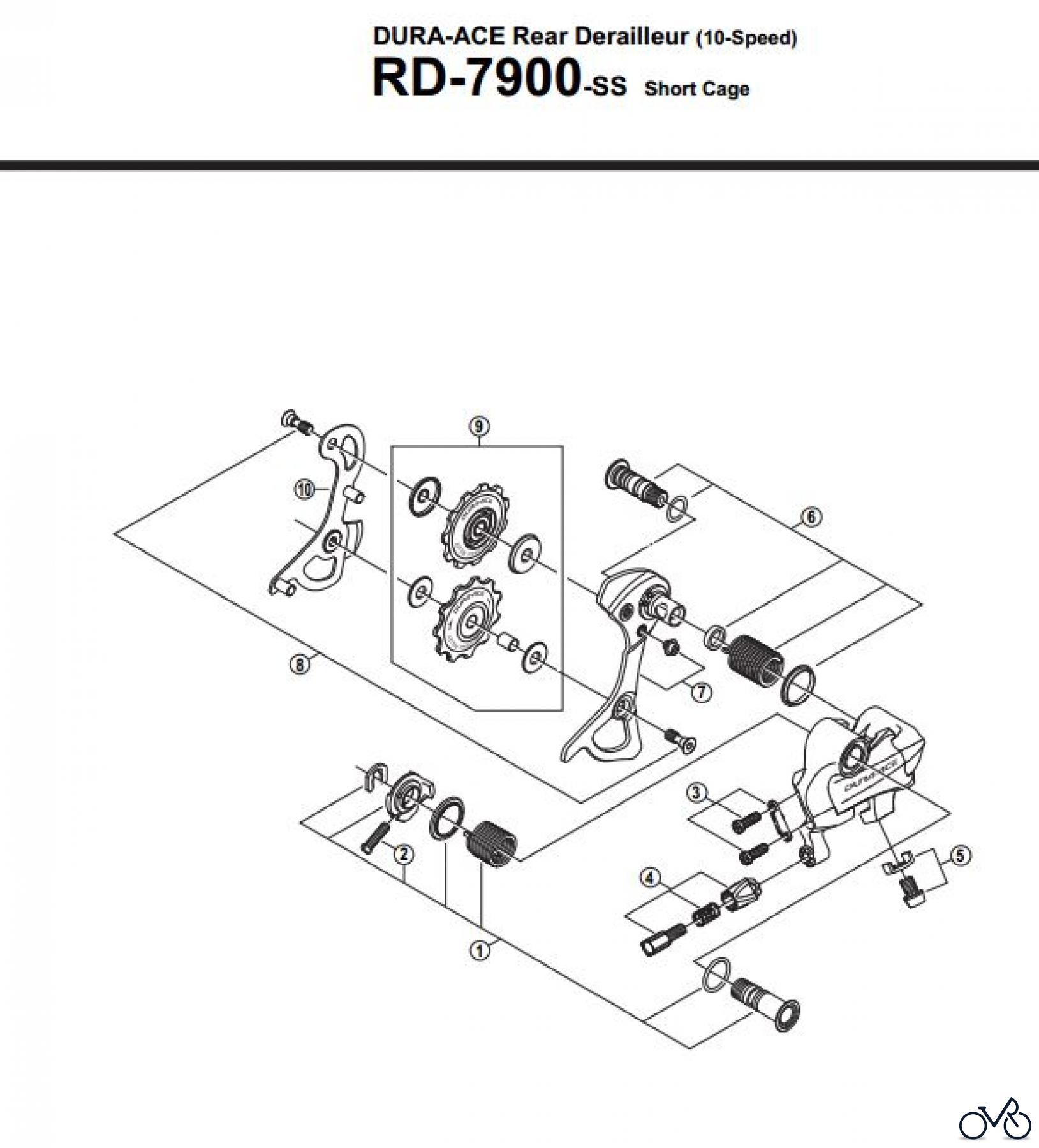 Shimano RD Rear Derailleur - Schaltwerk RD-7900-2871A