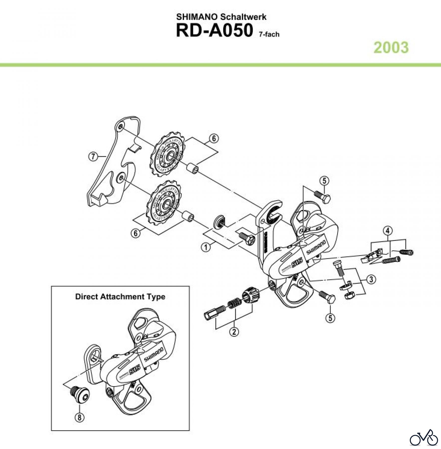 Shimano RD Rear Derailleur - Schaltwerk RD-A050-03