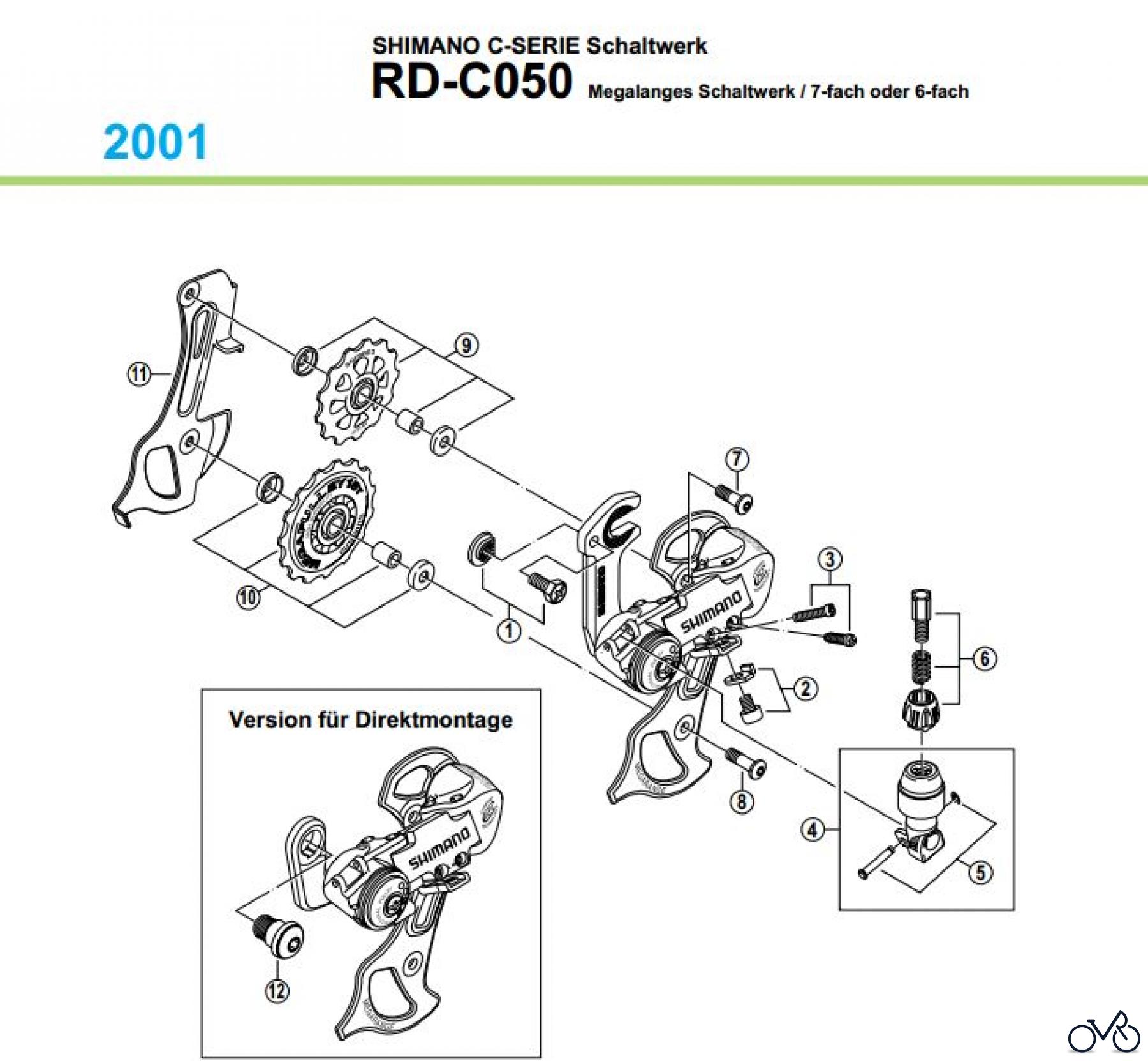 Shimano RD Rear Derailleur - Schaltwerk RD-C050-01