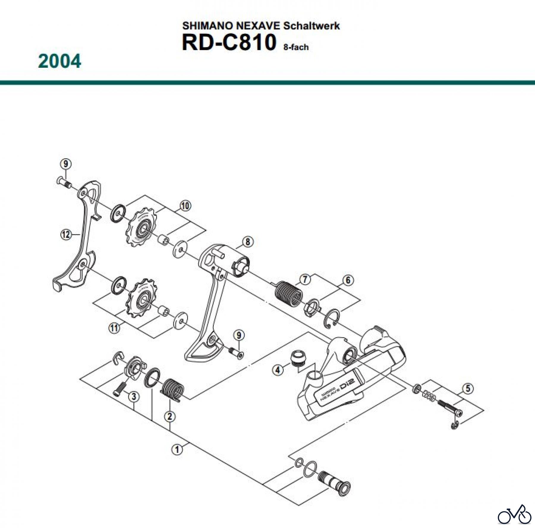 Shimano RD Rear Derailleur - Schaltwerk RD-C810-04