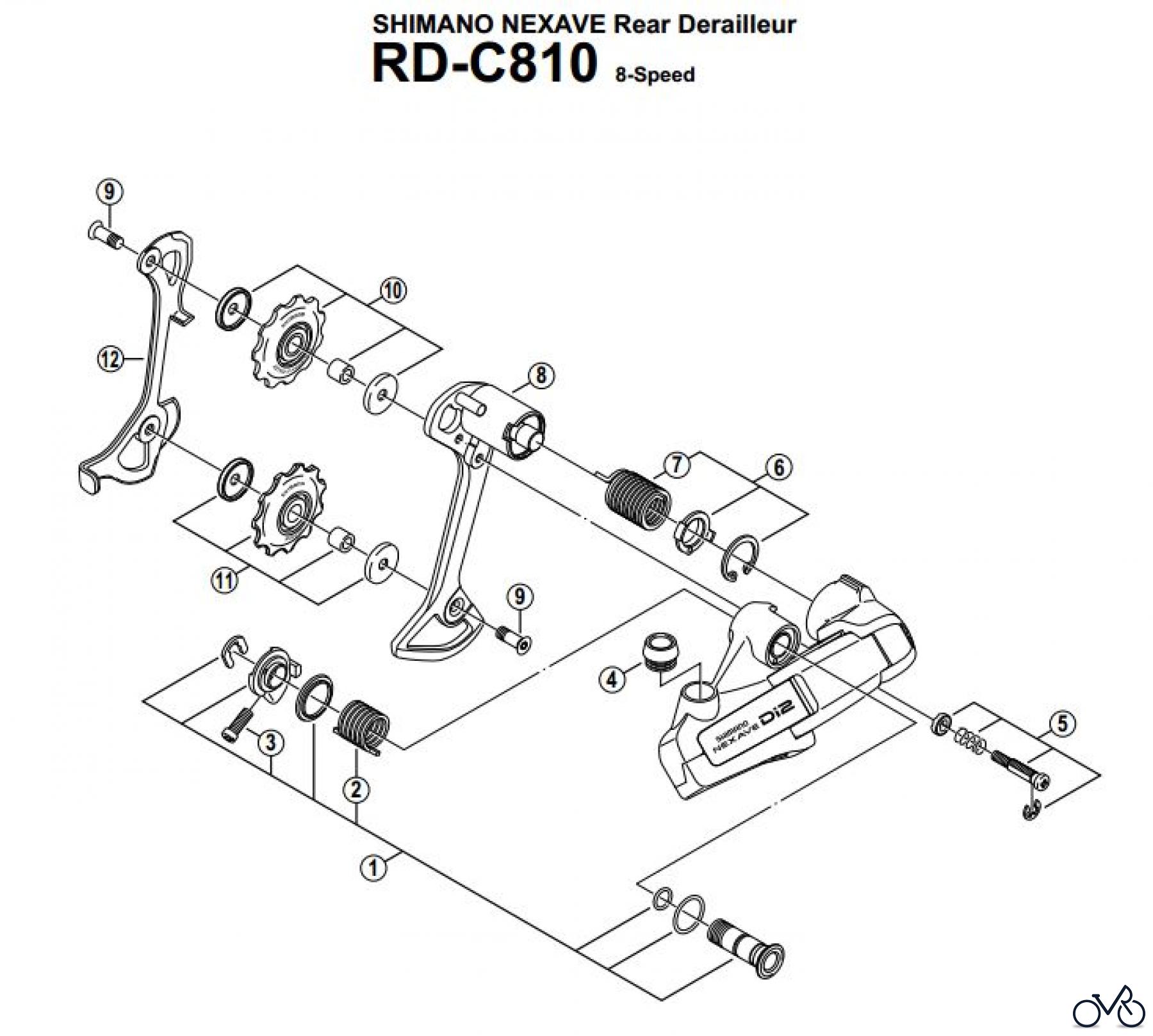 Shimano RD Rear Derailleur - Schaltwerk RD-C810