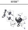 Shimano RD Rear Derailleur - Schaltwerk  RD-TX800-3745